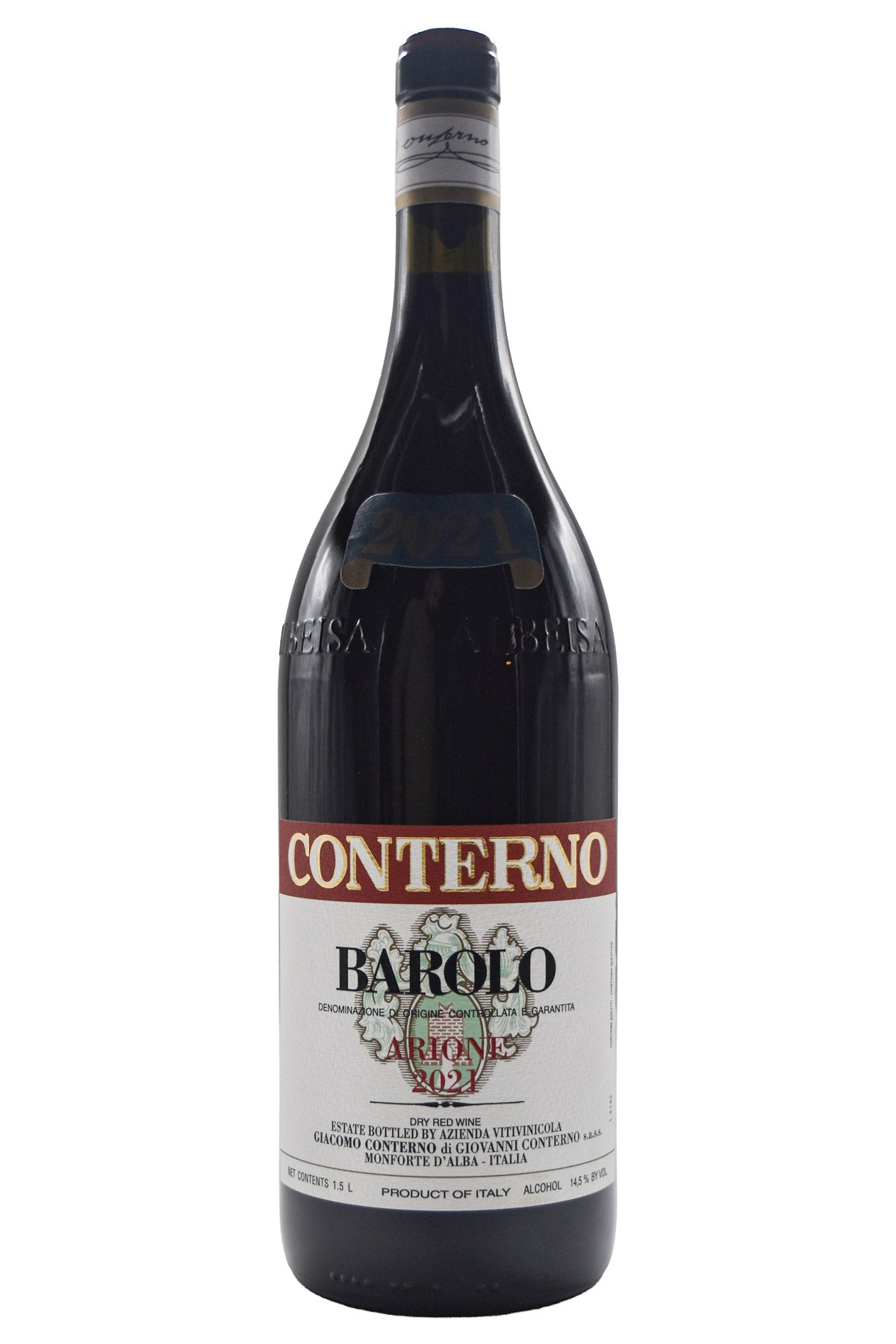 Bottle of Giacomo Conterno Barolo Arione 2021 (1.5L)-Red Wine-Flatiron SF