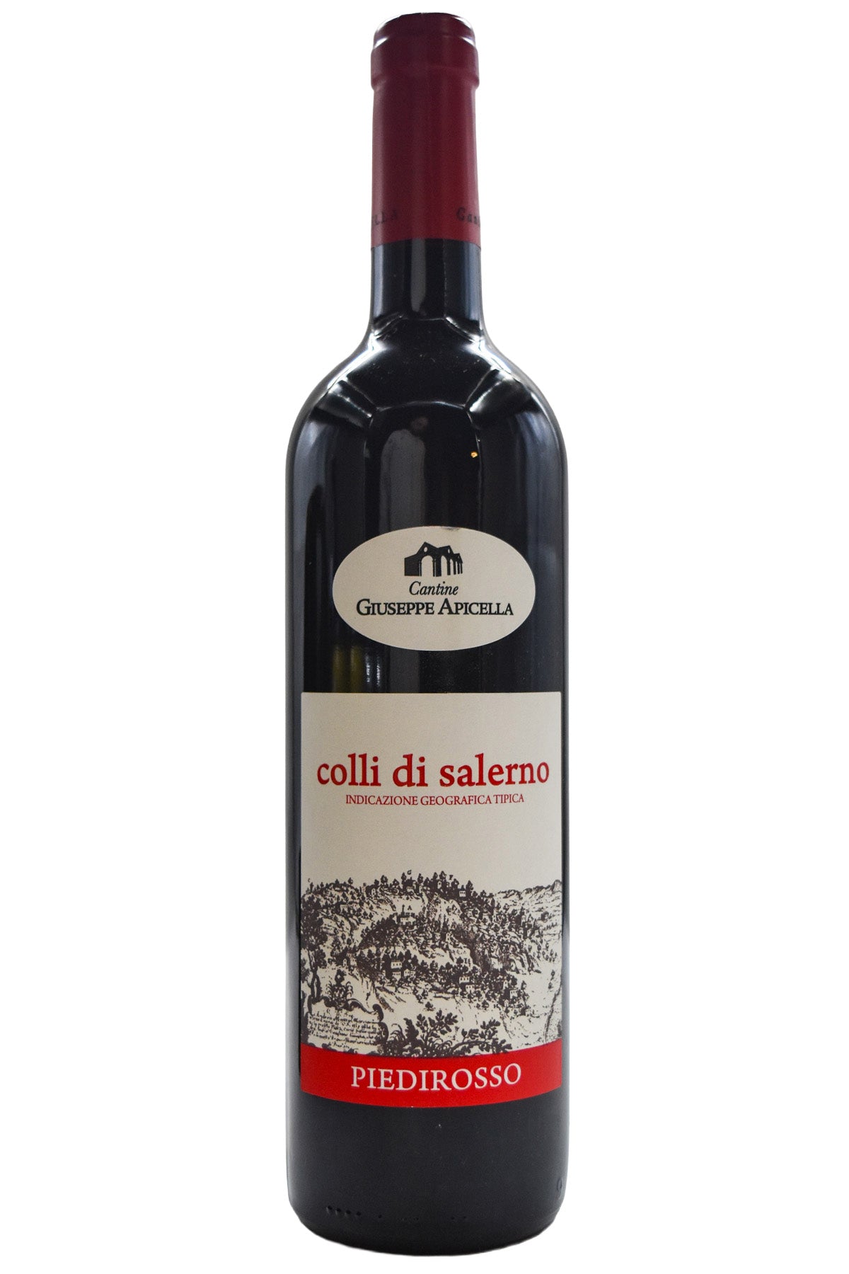 Bottle of Giuseppe Apicella Colli di Salerno Piedirosso 2024-Red Wine-Flatiron SF