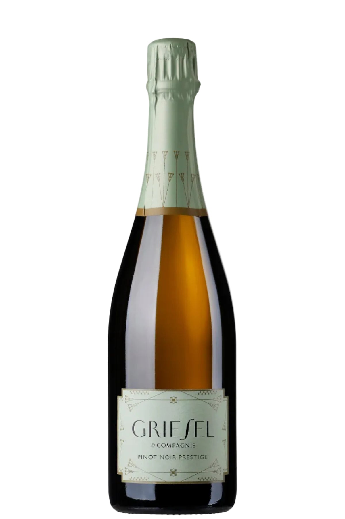 Bottle of Griesel & Compagnie Prestige Pinot Noir Brut Nature 2021 (ETA end of 2026)-Sparkling Wine-Flatiron SF