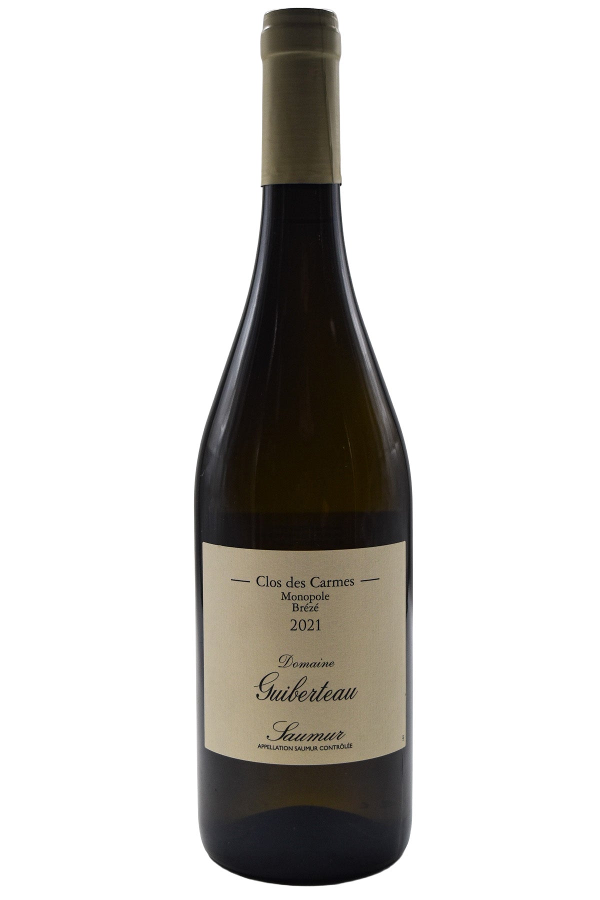 Bottle of Guiberteau Saumur Blanc Clos Des Carmes 2021-White Wine-Flatiron SF