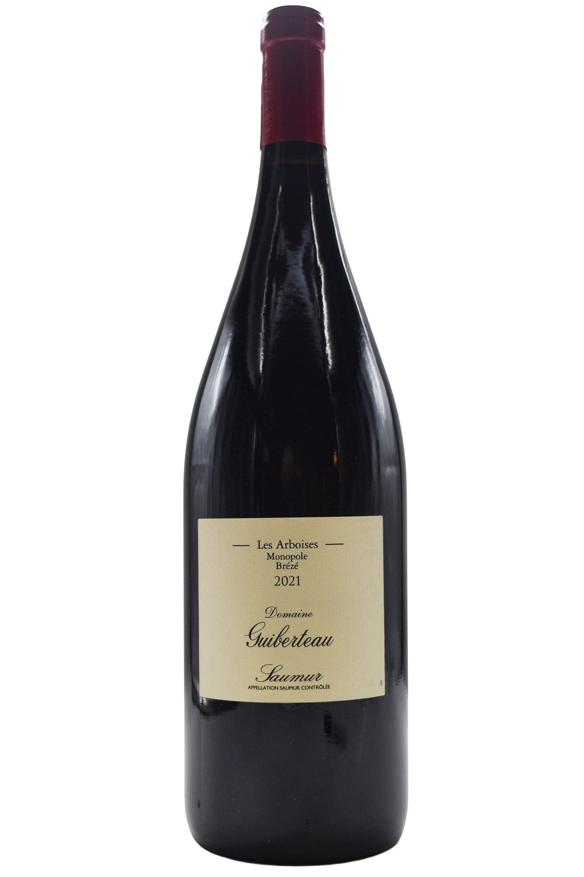 Bottle of Guiberteau Saumur Rouge Les Arboises 2021 (1.5L)-Red Wine-Flatiron SF