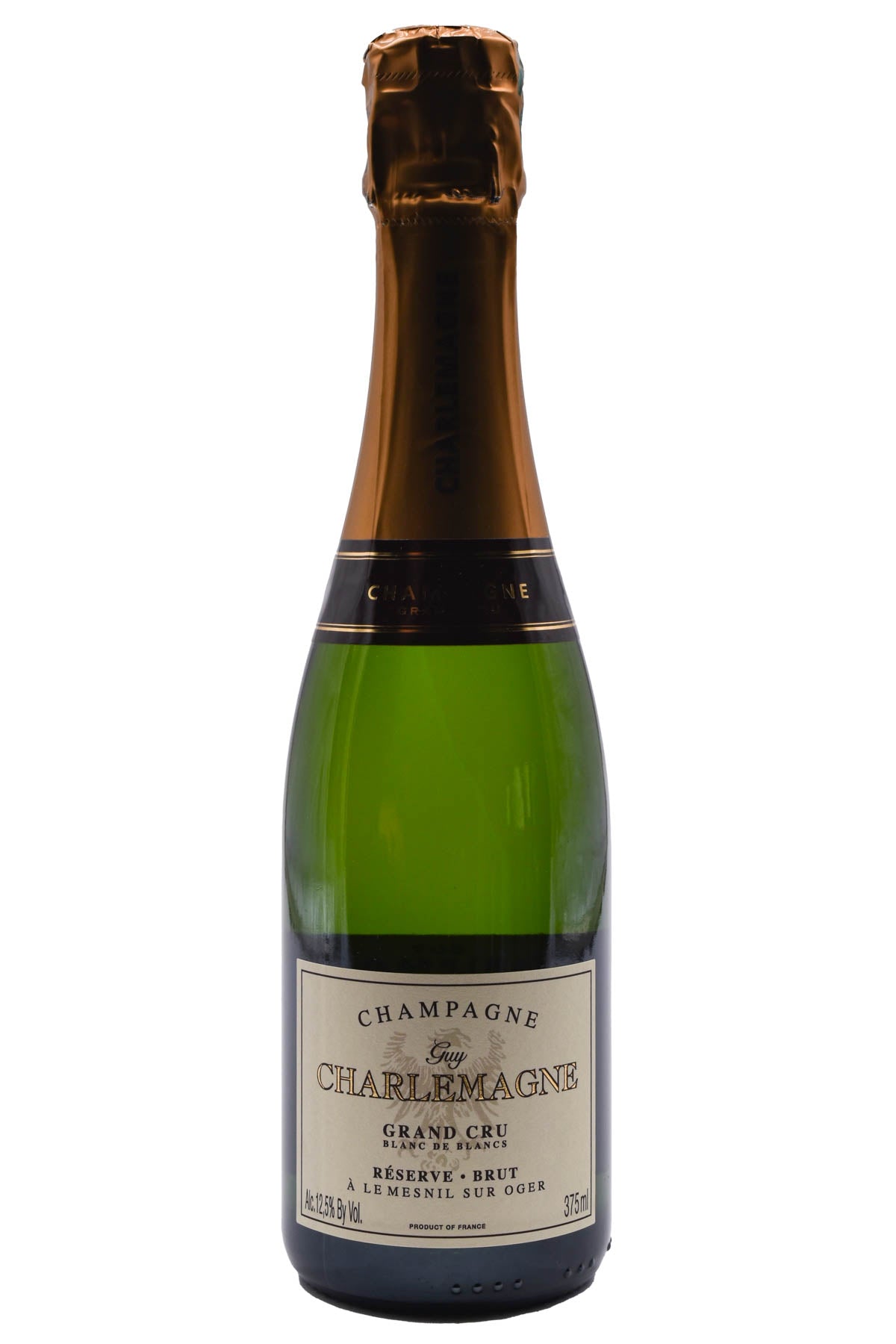 Bottle of Guy Charlemagne Champagne Grand Cru Blanc de Blancs Brut NV (375ml)-Sparkling Wine-Flatiron SF