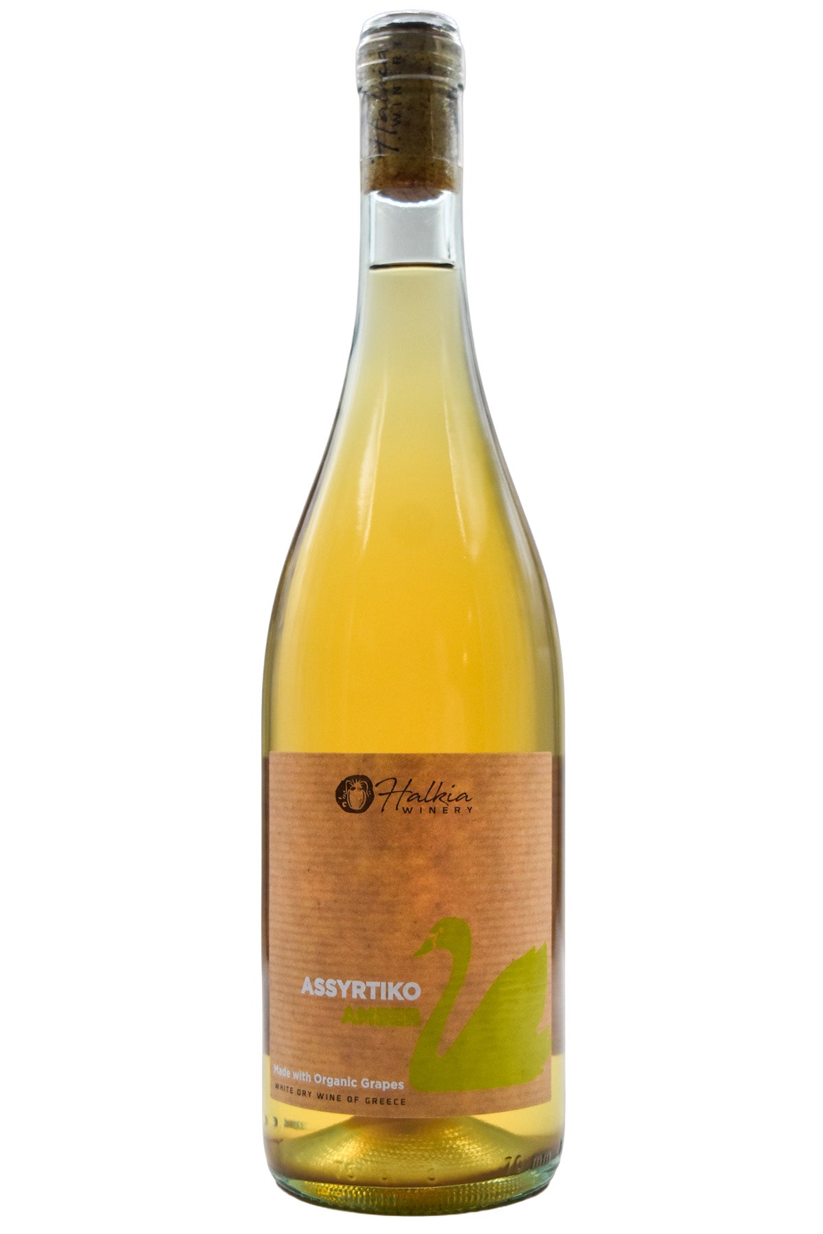 Bottle of Halkia Corinth Assyrtiko Amber 2024-Orange Wine-Flatiron SF
