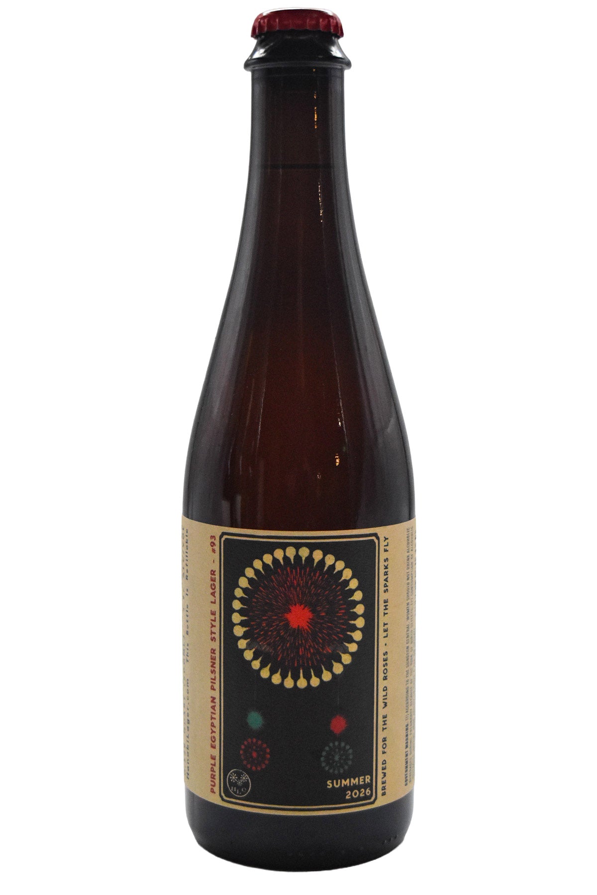 Bottle of Hanabi Purple Egyptian Pilsner Style Lager 2026 (500ml)-Beer-Flatiron SF