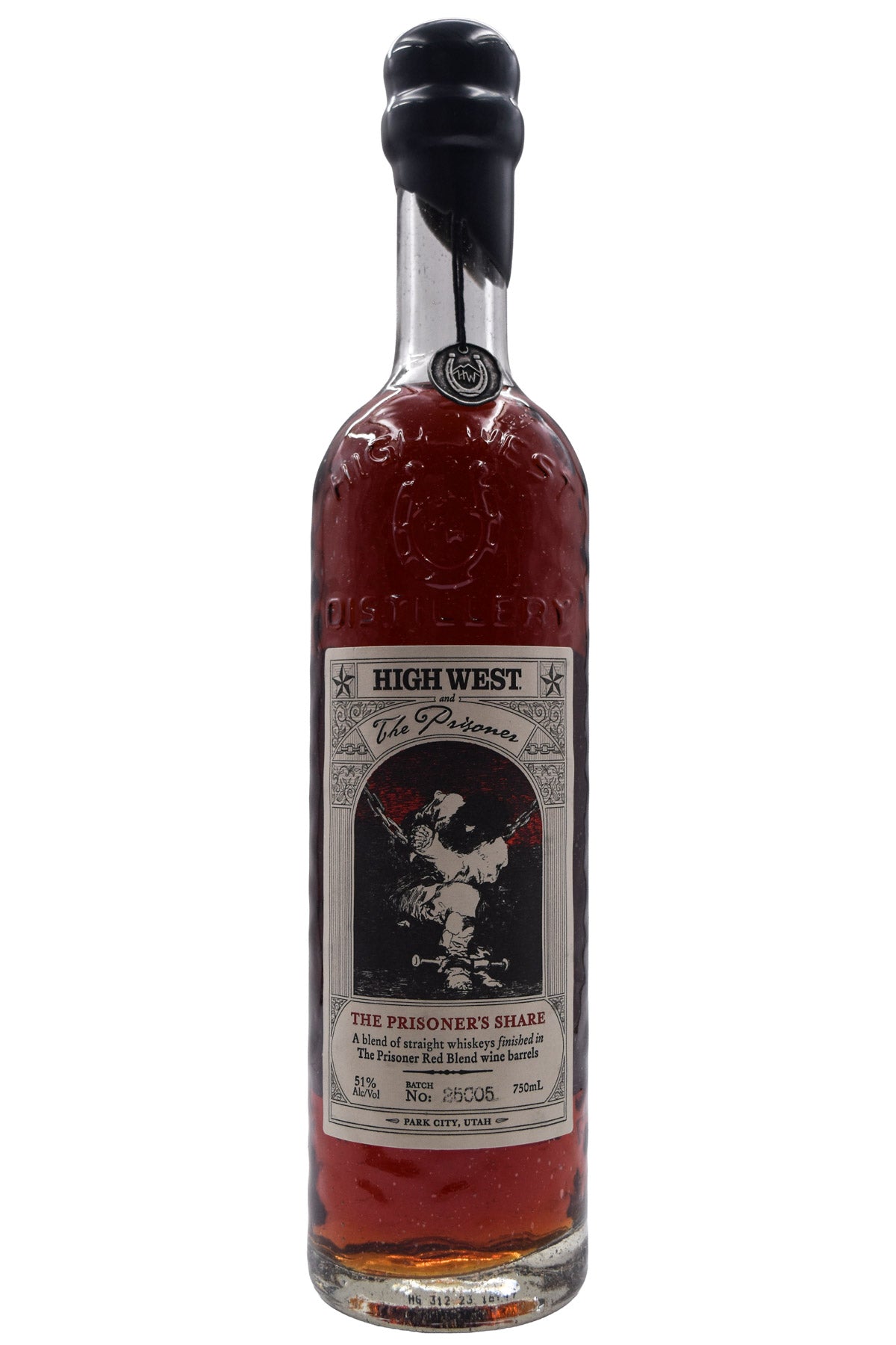 Bottle of High West The Prisoner's Share Bourbon-Spirits-Flatiron SF