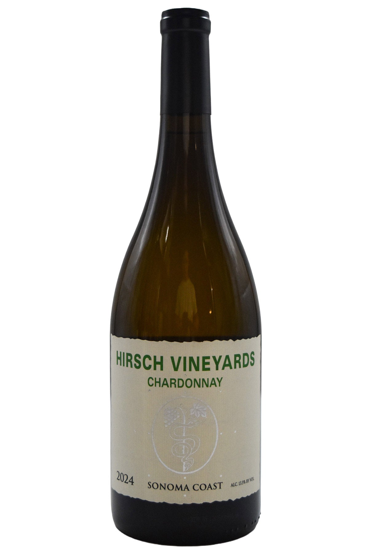 Bottle of Hirsch Vineyards Sonoma Coast Chardonnay 2024-White Wine-Flatiron SF
