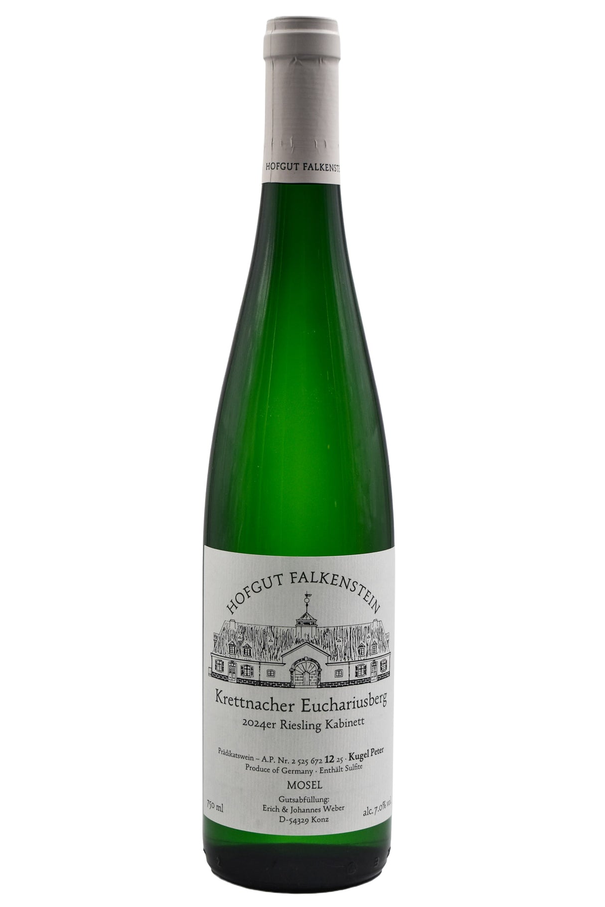 Bottle of Hofgut Falkenstein Krettnacher Euchariusberg Riesling Kabinett Alte Reben 2024-White Wine-Flatiron SF