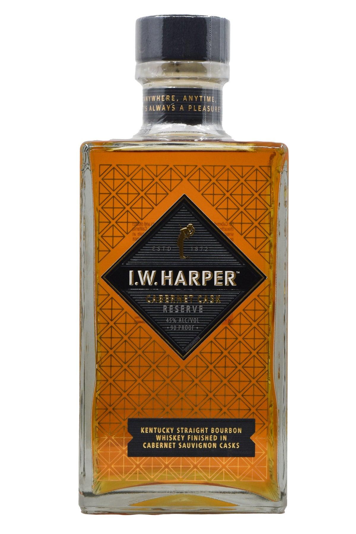 Bottle of I.W. Harper Cabernet Cask Reserve Straight Bourbon Whiskey-Spirits-Flatiron SF