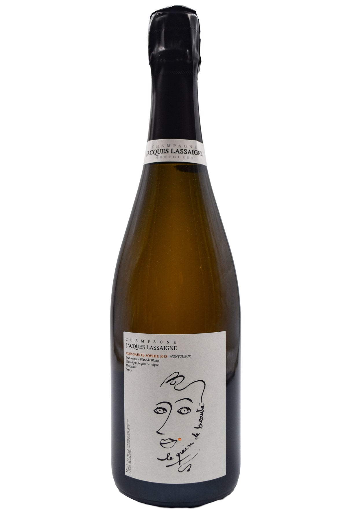 Bottle of Jacques Lassaigne Champagne BdB Brut Nature Le Grain de Beaute 2018-Sparkling Wine-Flatiron SF