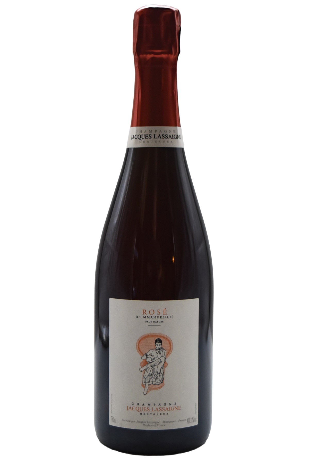 Jacques Lassaigne Champagne Brut Nature Rose d'Emmanuelle NV