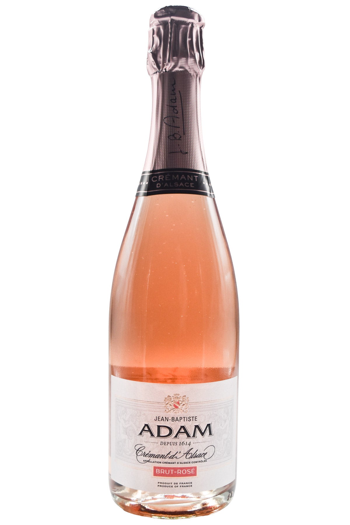Bottle of Jean-Baptiste Adam Cremant d'Alsace Brut Rose NV-Sparkling Wine-Flatiron SF
