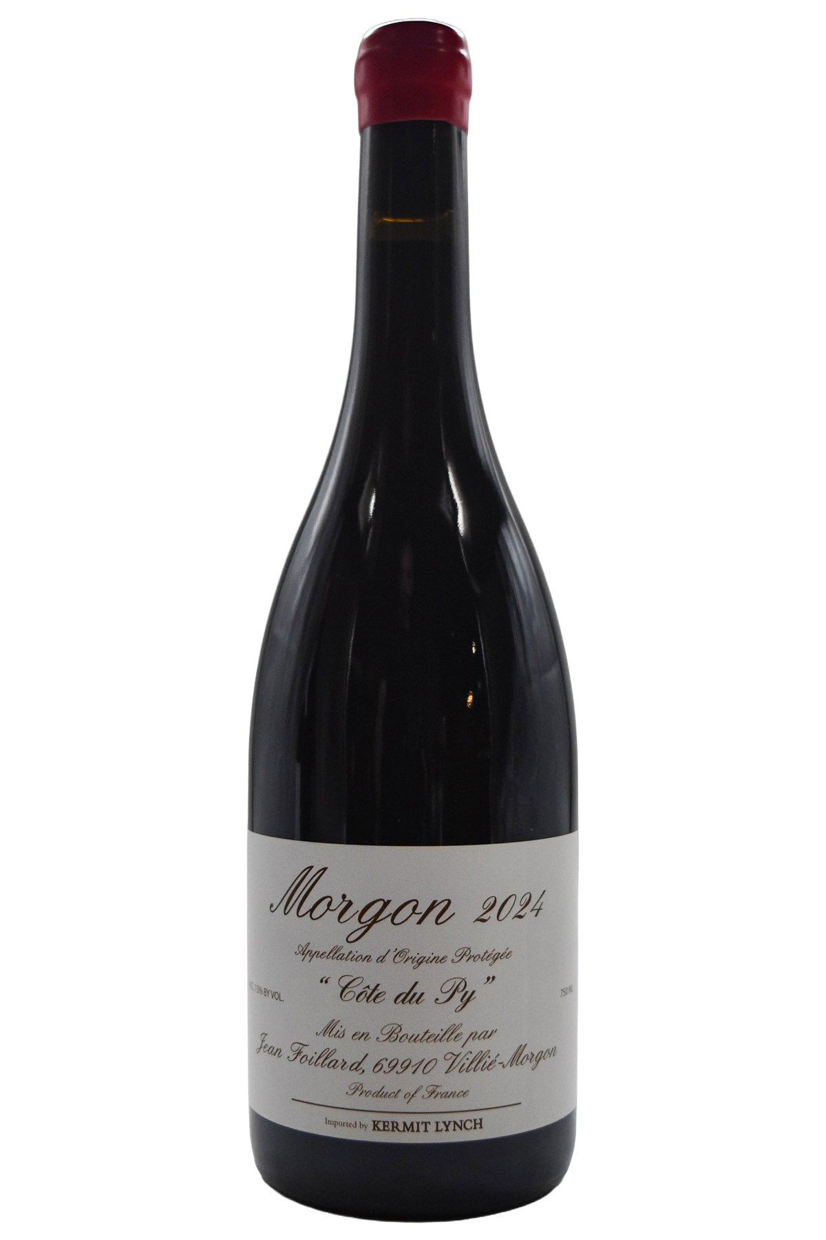 Bottle of Jean Foillard Morgon Cote du Py 2024-Red Wine-Flatiron SF
