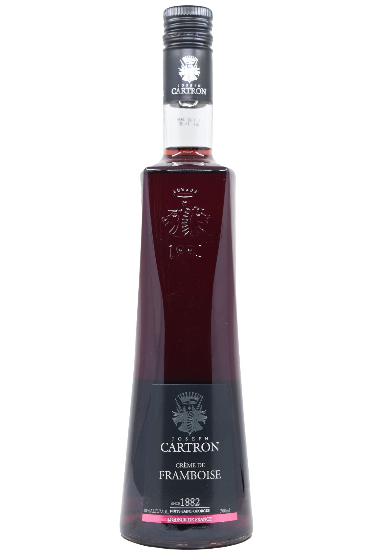 Bottle of Joseph Cartron Creme de Framboise-Spirits-Flatiron SF