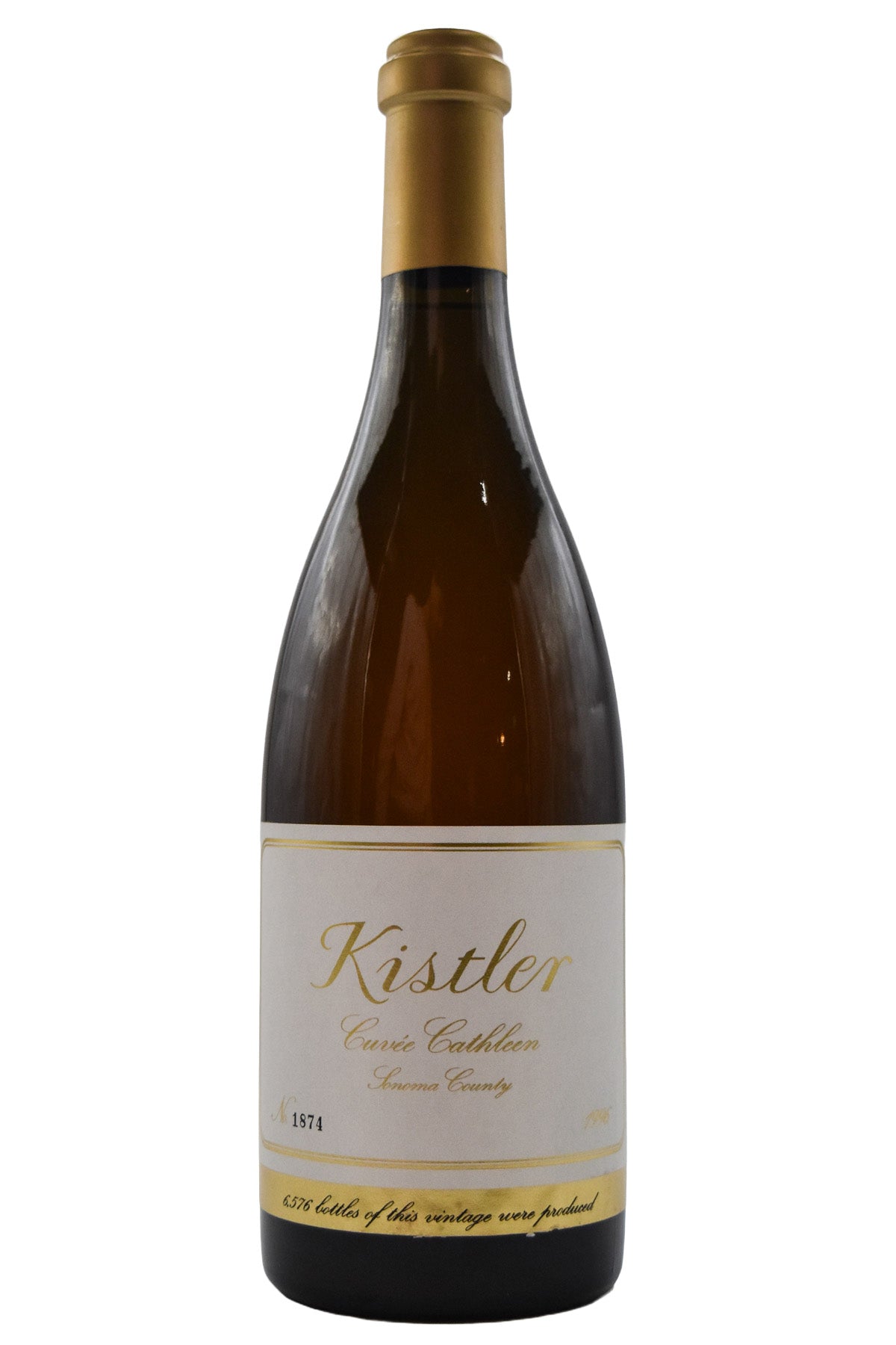 Bottle of Kistler Sonoma County Chardonnay Cuvee Cathleen 1996-White Wine-Flatiron SF