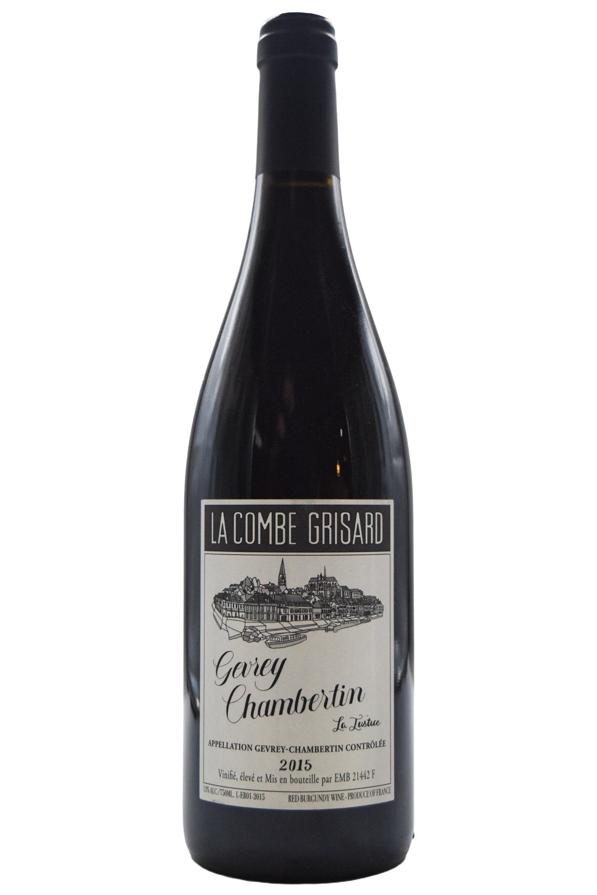 Bottle of La Combe Grisard Gevrey-Chambertin La Justice 2015-Red Wine-Flatiron SF
