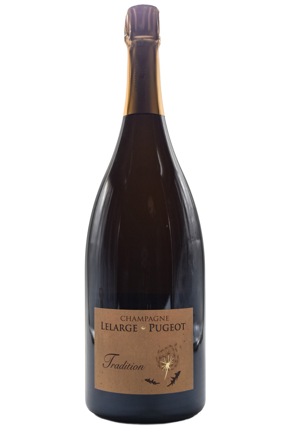 Bottle of Lelarge Pugeot Champagne Brut Nature Pugeot Tradition NV (1.5L)-Sparkling Wine-Flatiron SF