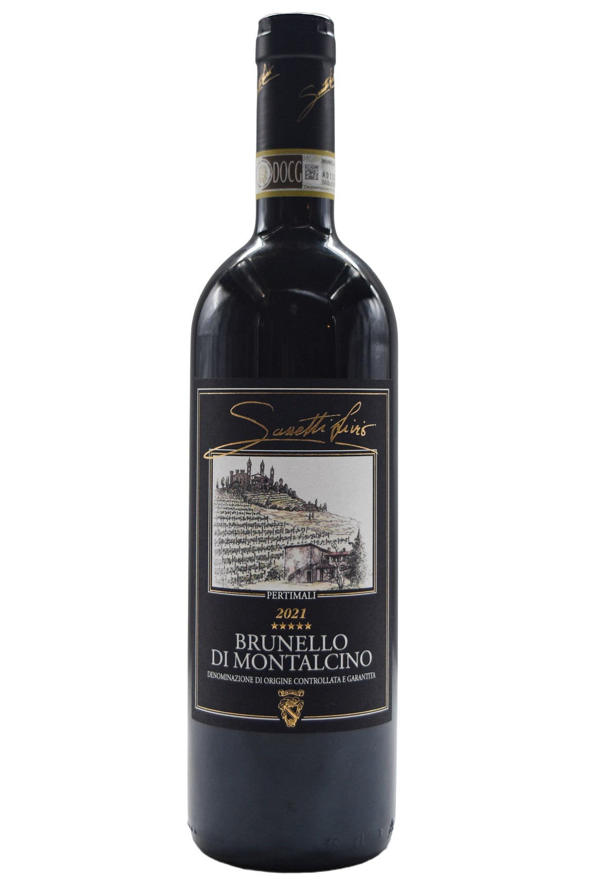 Bottle of Livio Sassetti Brunello di Montalcino Pertimali 2021-Red Wine-Flatiron SF