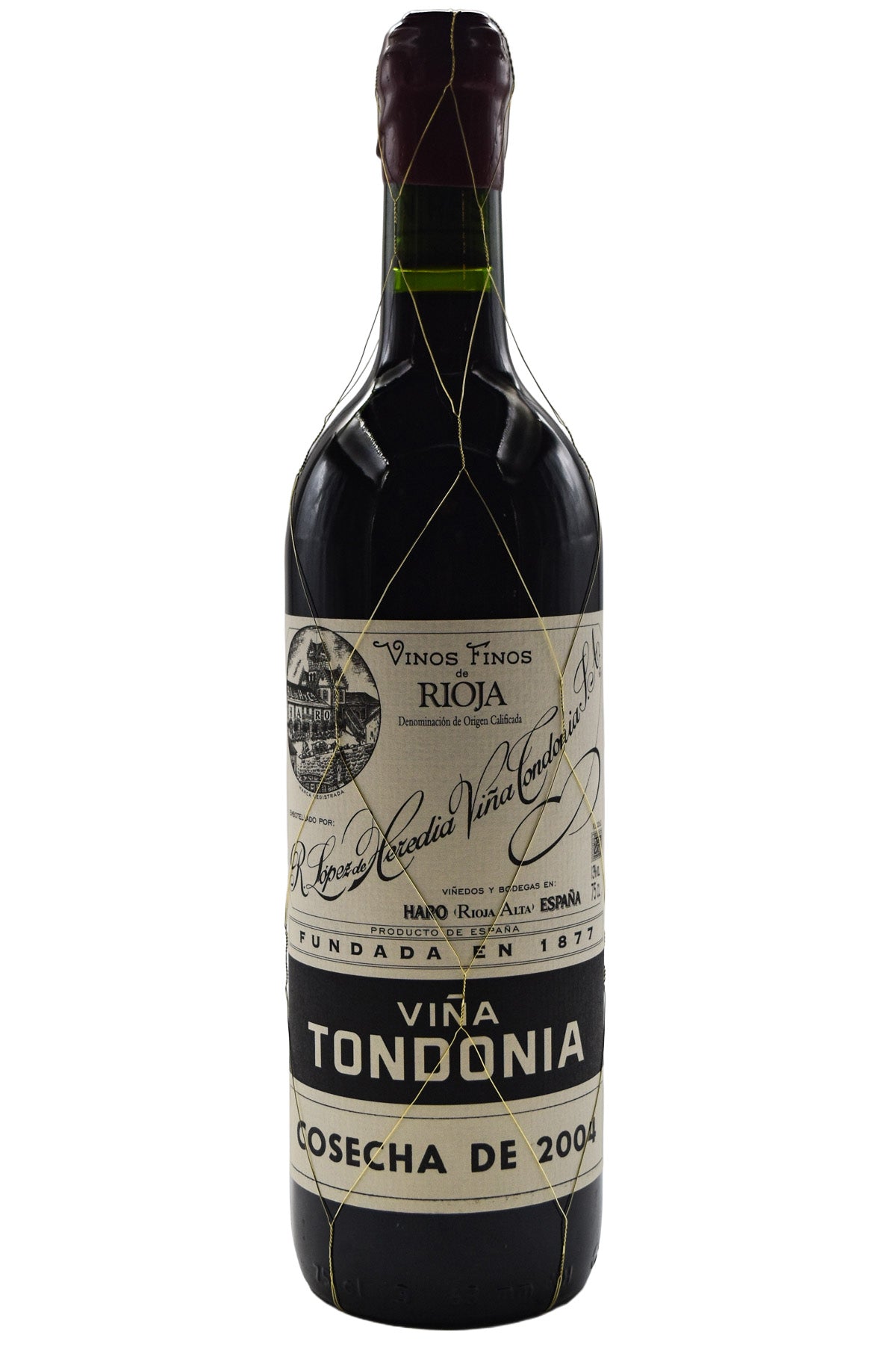 Bottle of Lopez de Heredia Rioja Gran Reserva Vina Tondonia 2004-Red Wine-Flatiron SF