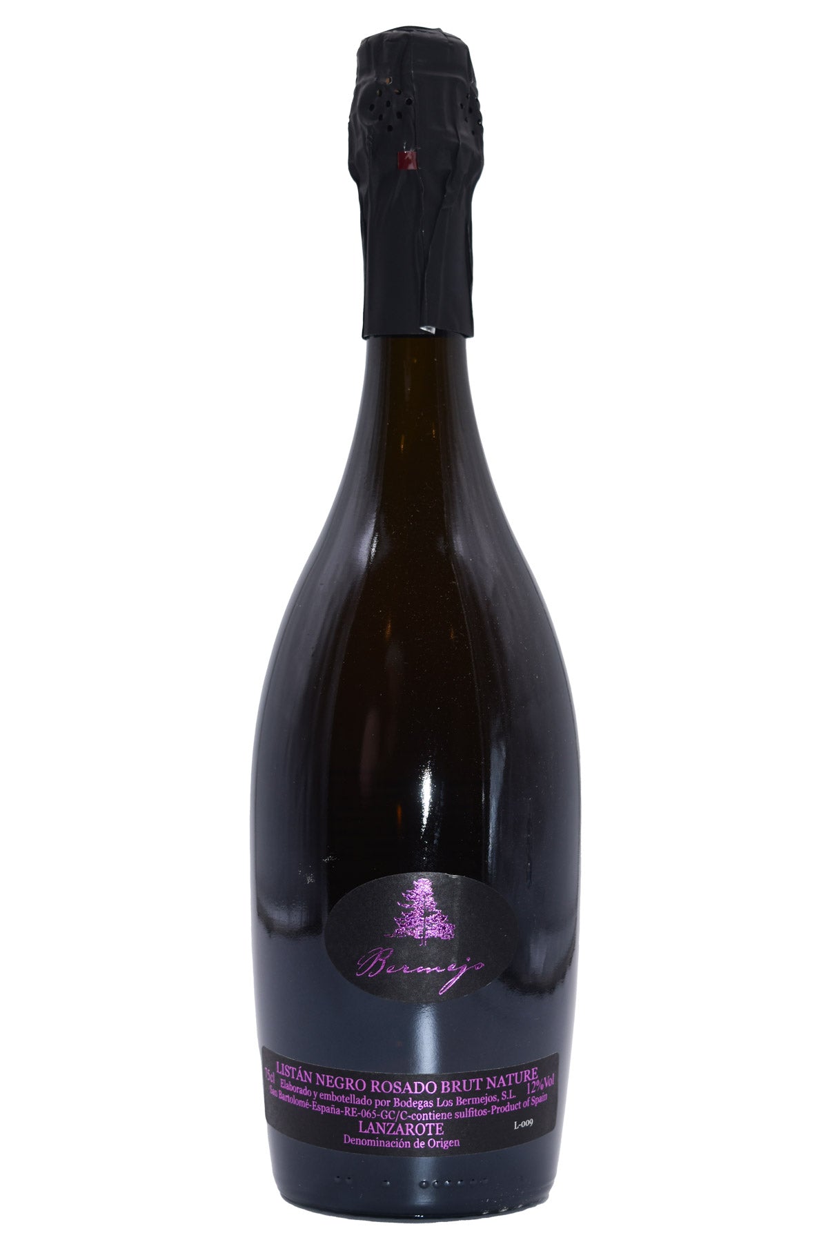 Bottle of Los Bermejos Espumoso Rosado Brut Nature 2022-Sparkling Wine-Flatiron SF