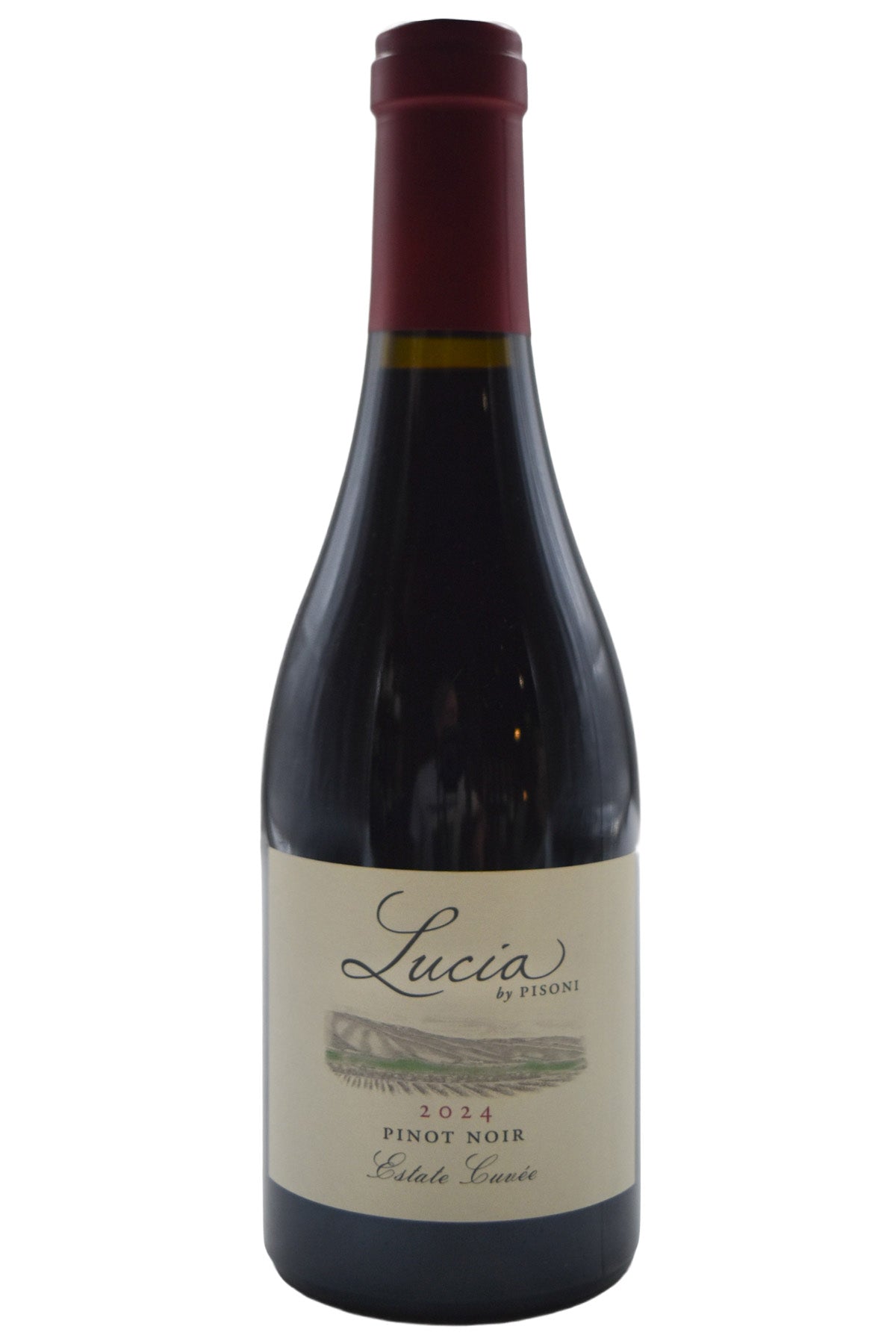 Bottle of Lucia Santa Lucia Highlands Estate Pinot Noir 2024 (375ml)-Red Wine-Flatiron SF