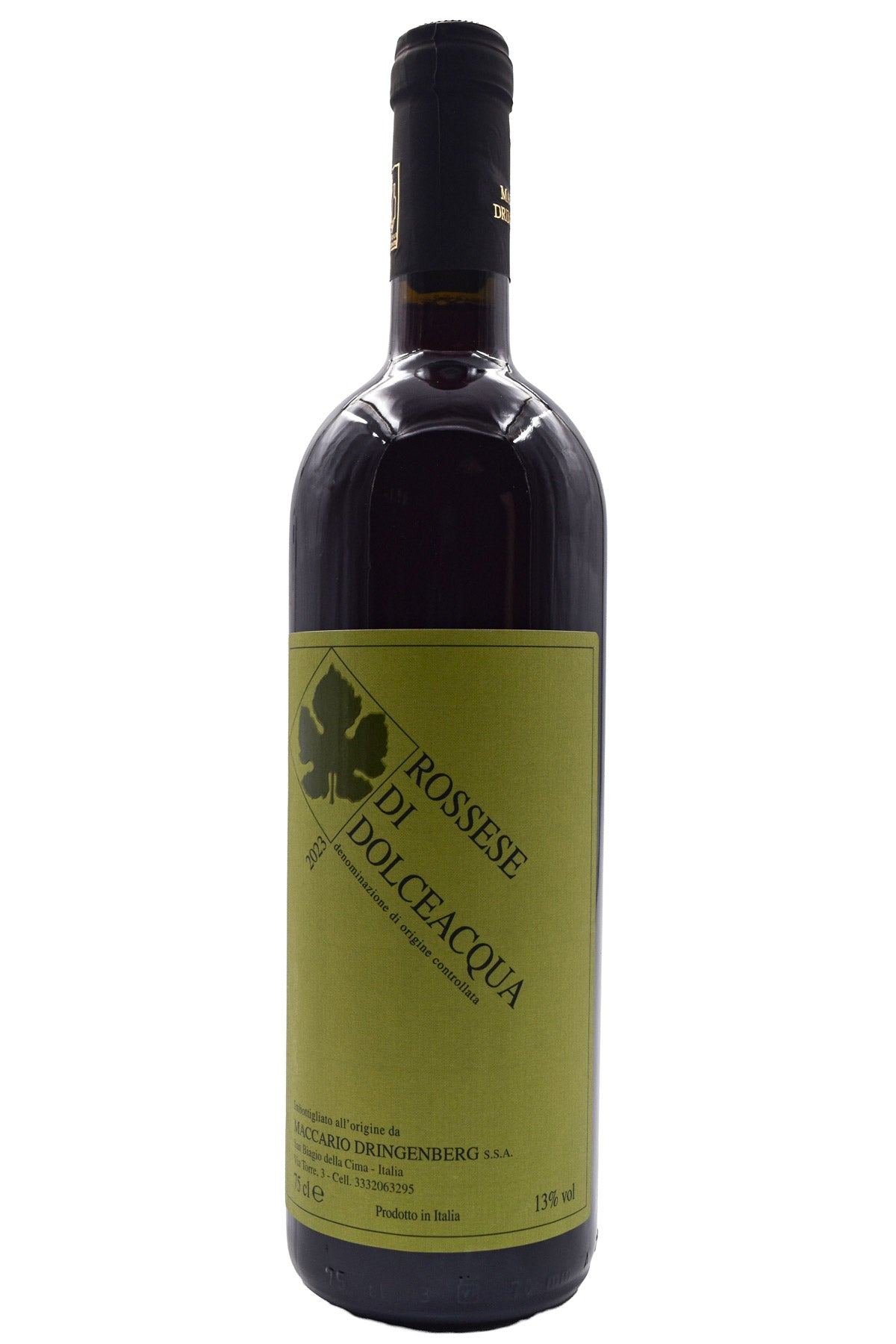 Bottle of Maccario Dringenberg Rossese di Dolceacqua 2023-Red Wine-Flatiron SF