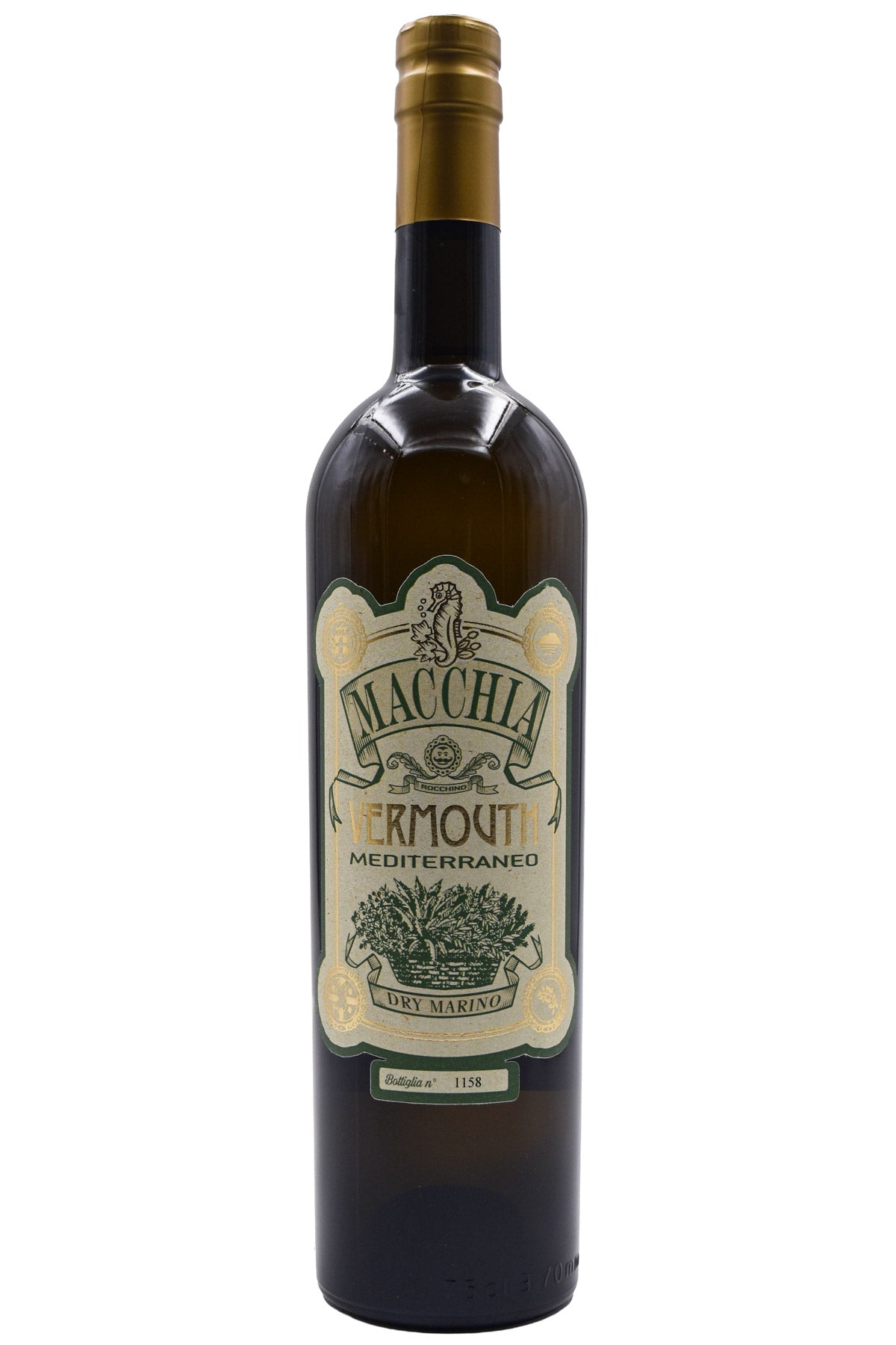 Bottle of Macchia Dry Vermouth Marino-Fortified Wine-Flatiron SF