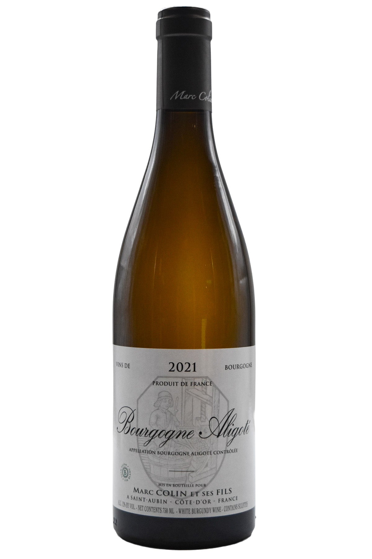 Bottle of Marc Colin et Fils Bourgogne Aligote 2021-White Wine-Flatiron SF