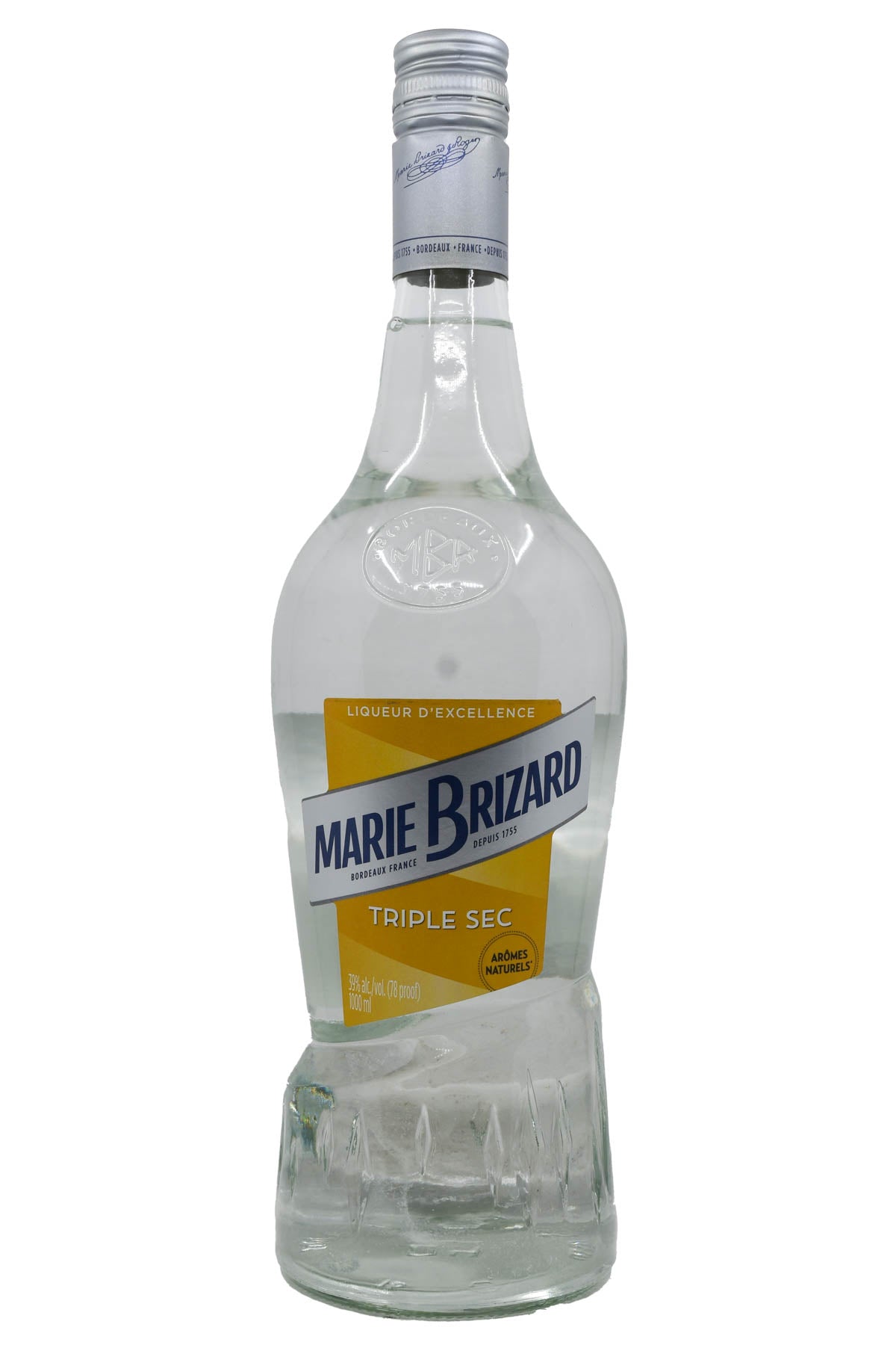 Bottle of Marie Brizard Triple Sec (1L)-Spirits-Flatiron SF