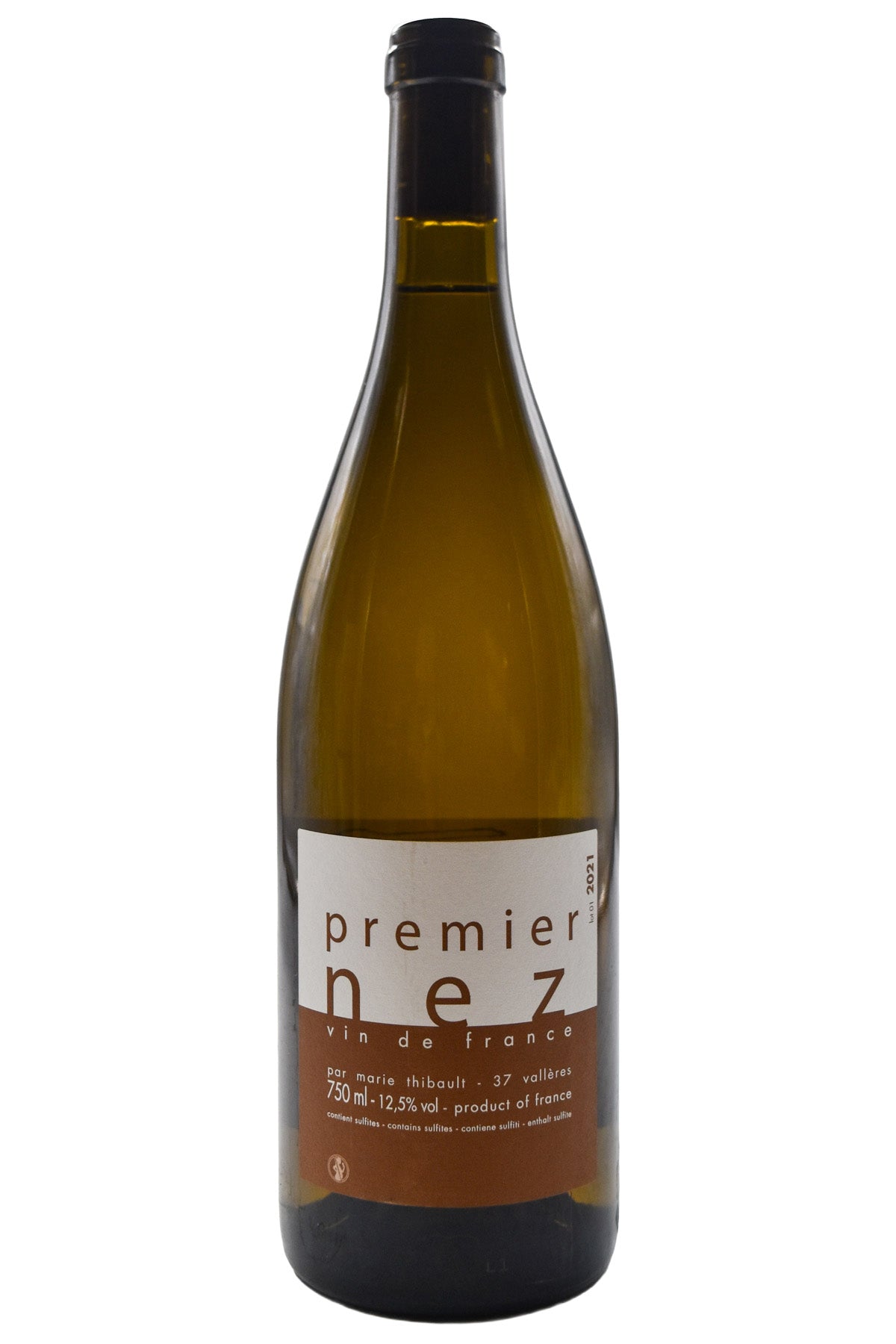 Bottle of Marie Thibault Touraine Premier Nez 2021-White Wine-Flatiron SF