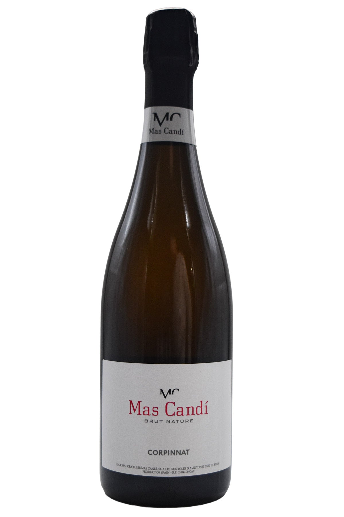 Bottle of Mas Candi Penedes Corpinnat Brut Nature 2022-Sparkling Wine-Flatiron SF