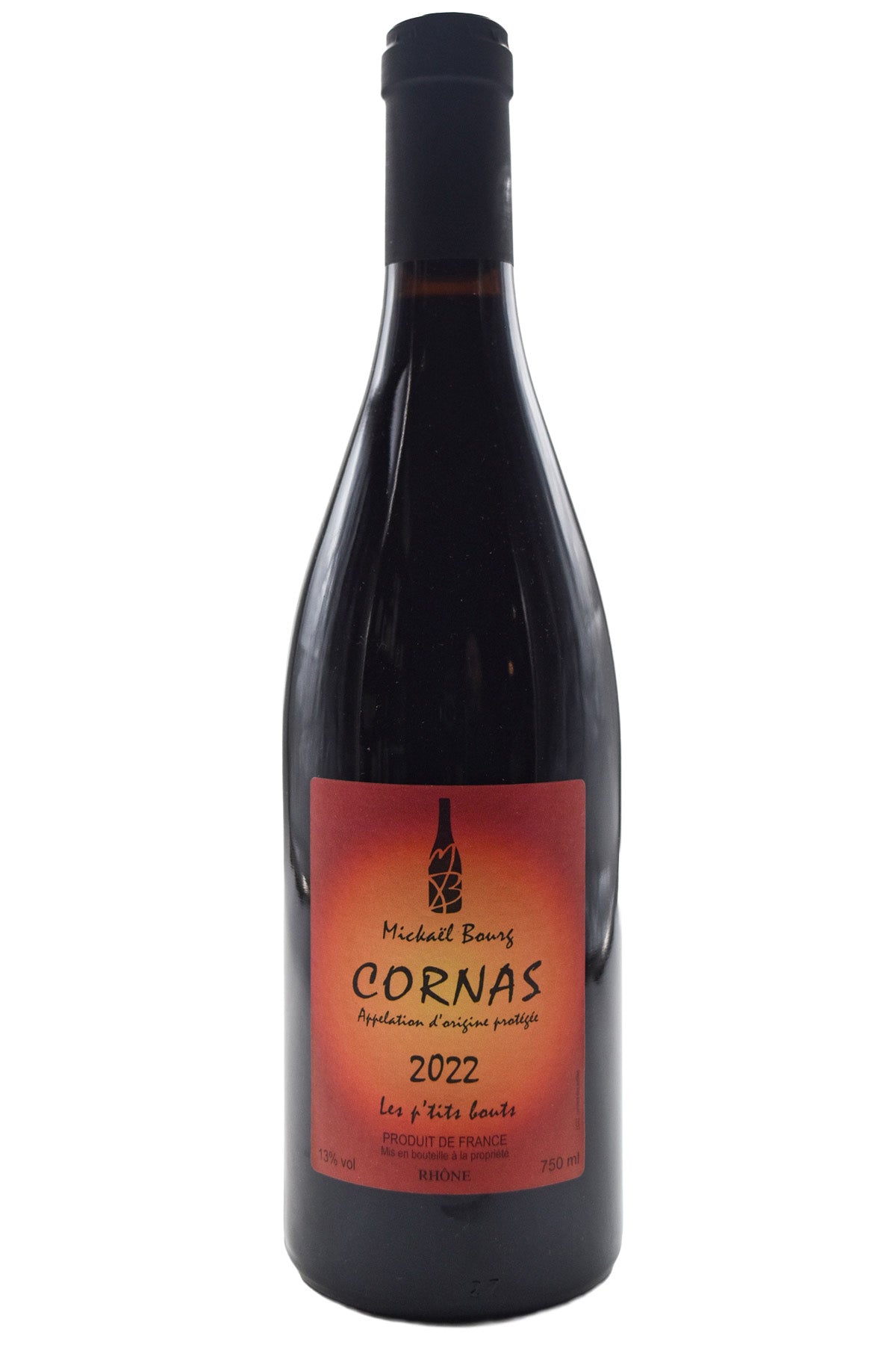 Bottle of Mickael Bourg Cornas 2022-Red Wine-Flatiron SF