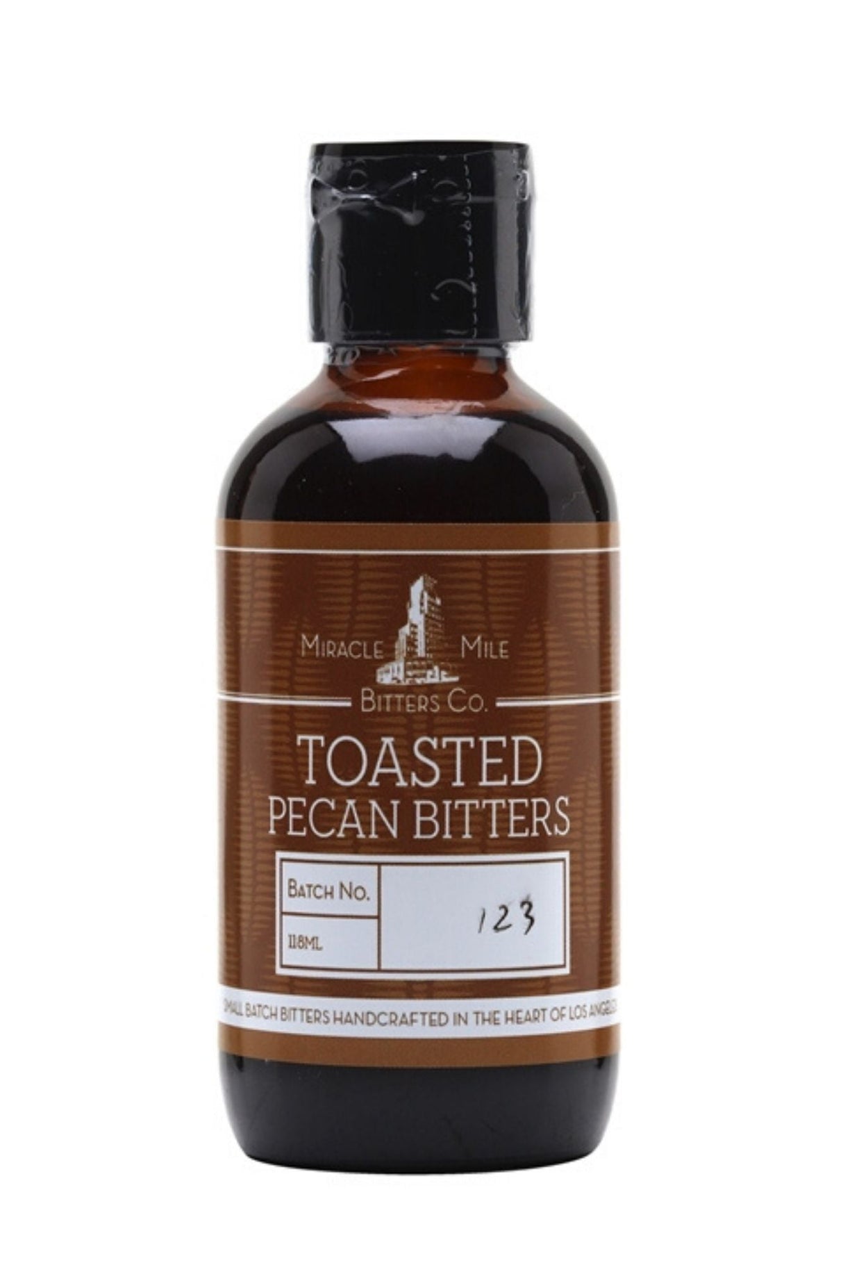 Bottle of Miracle Mile Bitters Co. Toasted Pecan Bitters-Spirits-Flatiron SF