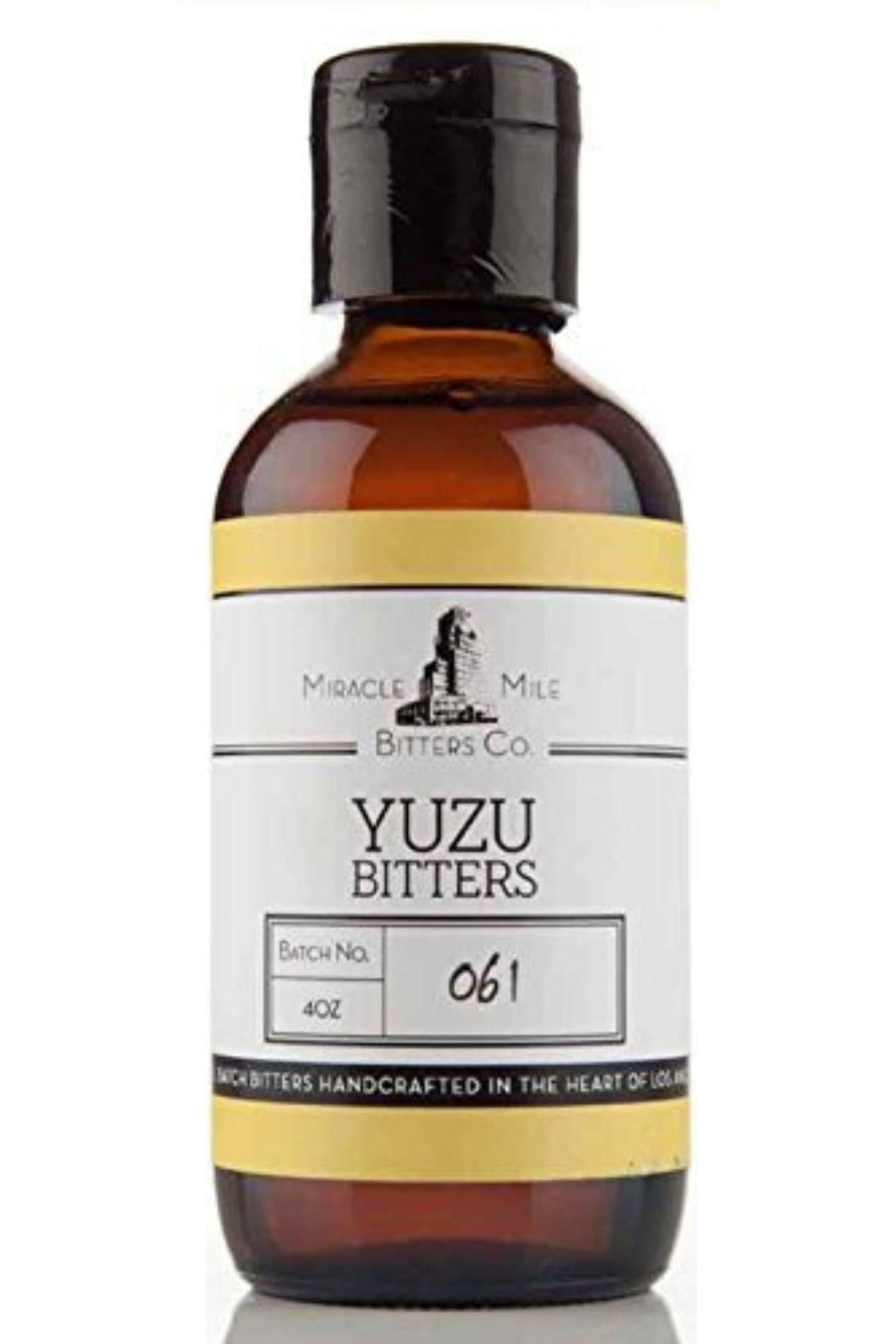 Bottle of Miracle Mile Bitters Co. Yuzu Bitters-Spirits-Flatiron SF
