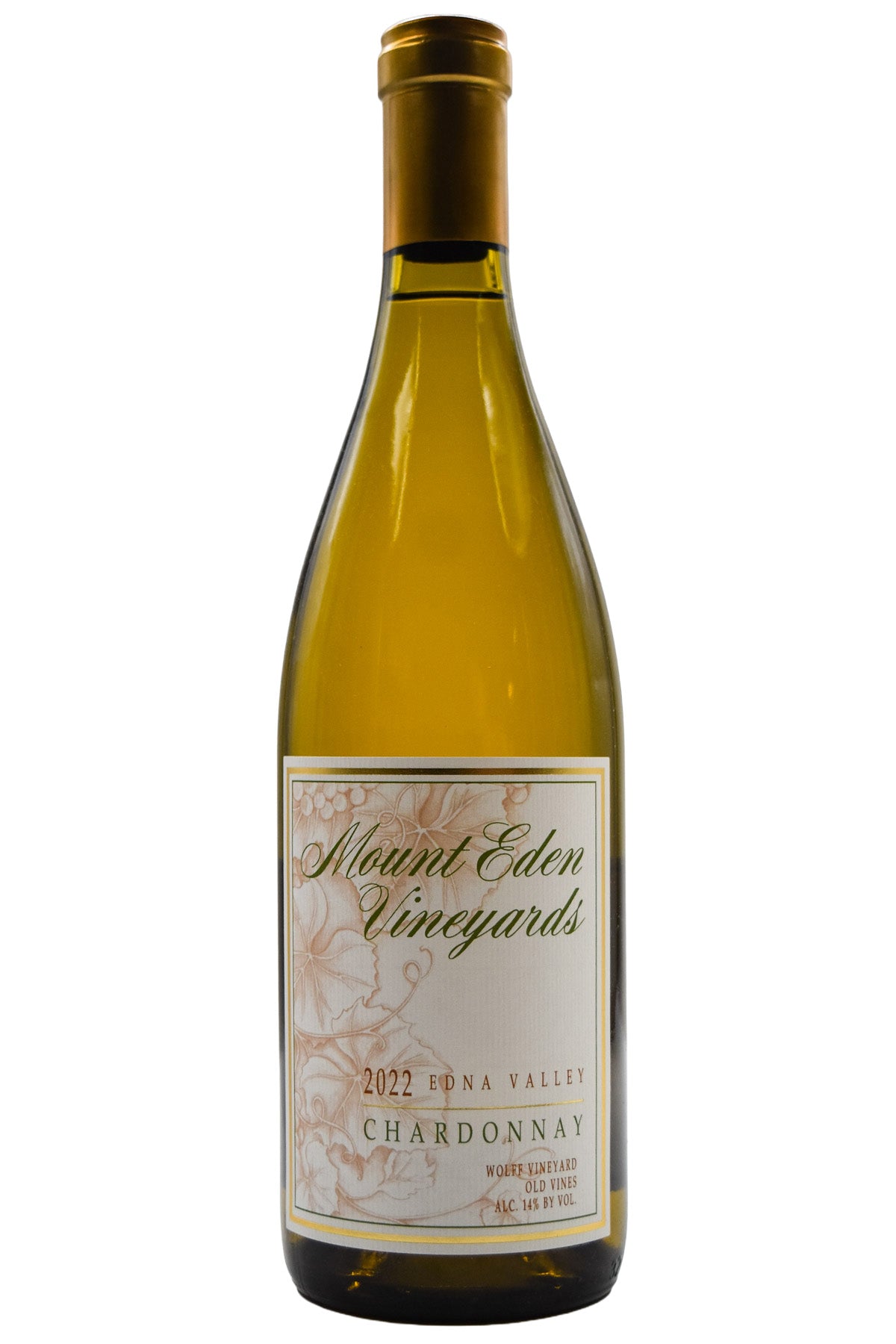 Bottle of Mount Eden Chardonnay Edna Valley 2022-White Wine-Flatiron SF