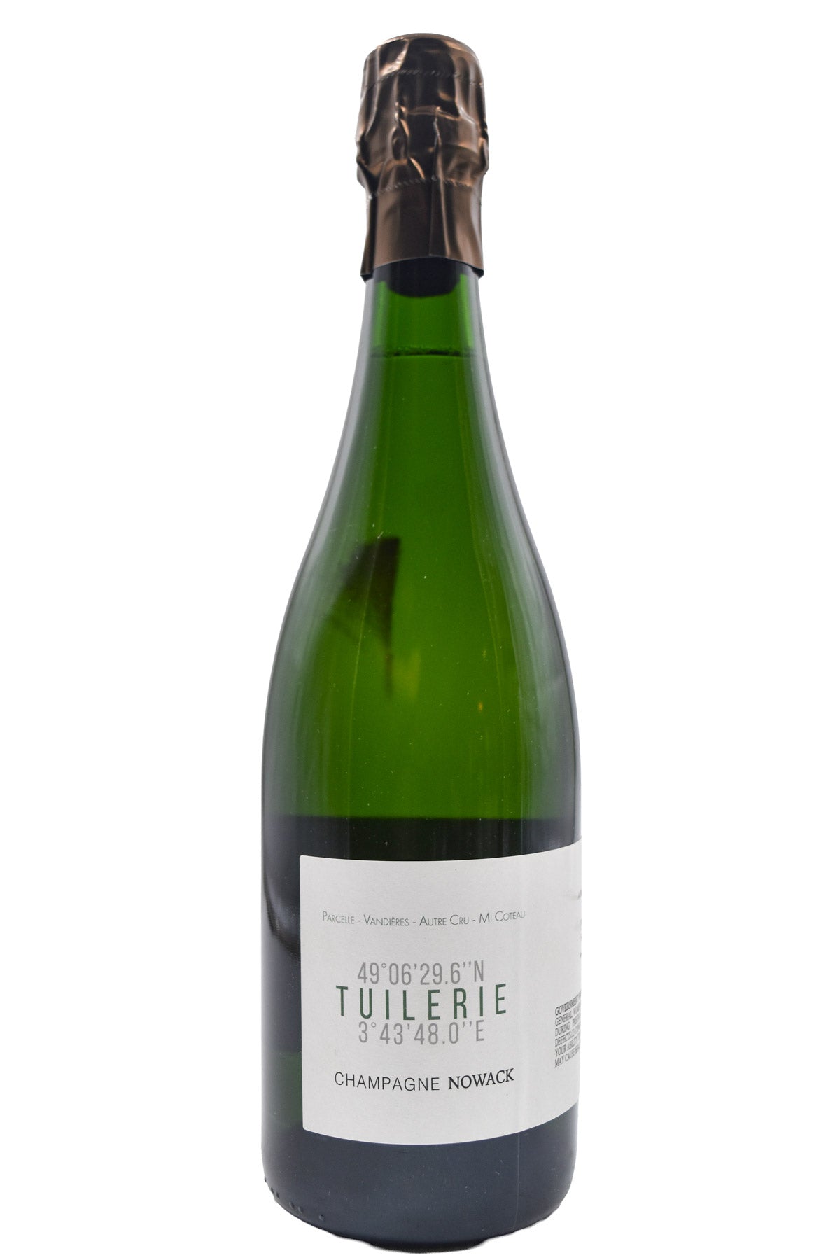 Bottle of Nowack Champagne Blanc de Blancs Extra Brut La Tuilerie 2019-Sparkling Wine-Flatiron SF