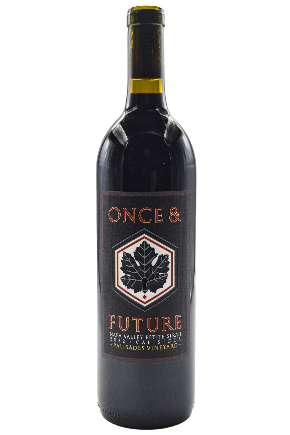 Bottle of Once & Future Napa Valley Petite Sirah Palisades Vineyard 2022-Red Wine-Flatiron SF