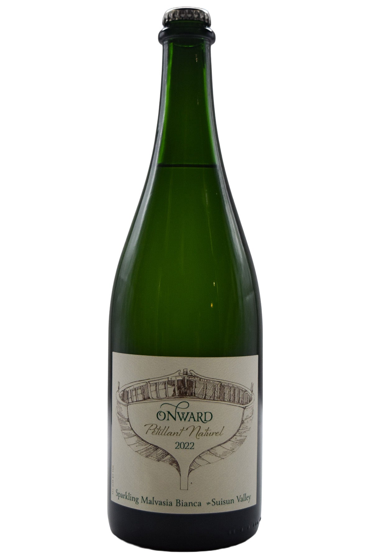 Bottle of Onward Suisun Valley Malvasia Bianca Petillant Naturel Capp Inn Ranch 2022-Sparkling Wine-Flatiron SF