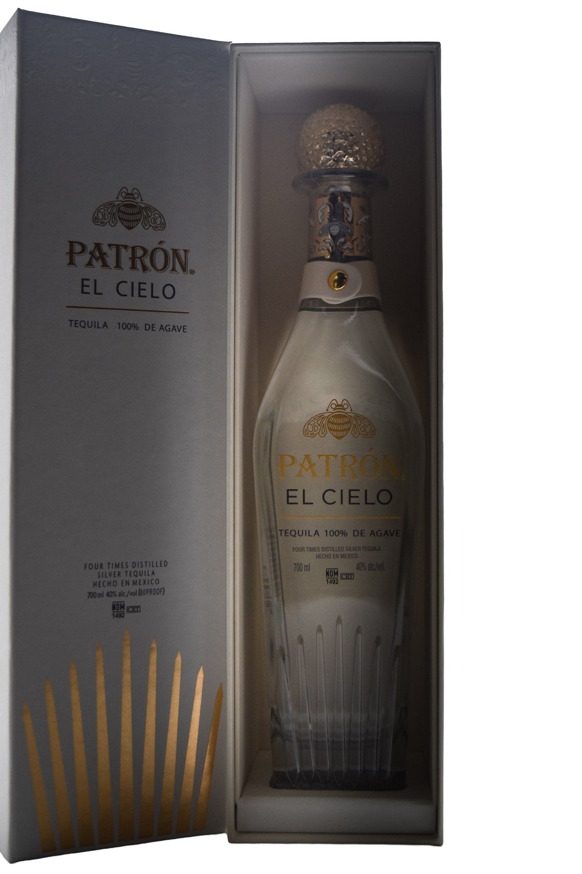 Bottle of Patron El Cielo Silver Tequila-Spirits-Flatiron SF