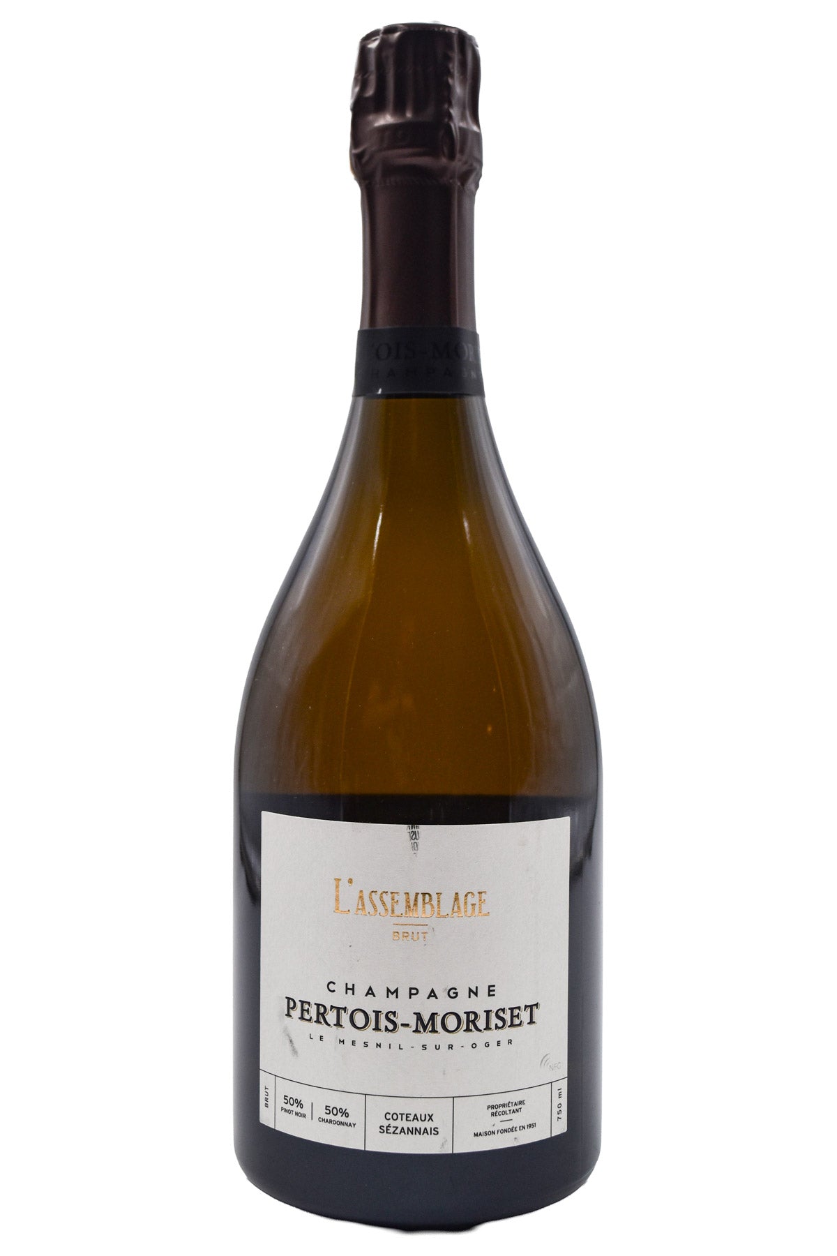 Bottle of Pertois-Moriset Champagne Brut L'Assemblage NV-Sparkling Wine-Flatiron SF