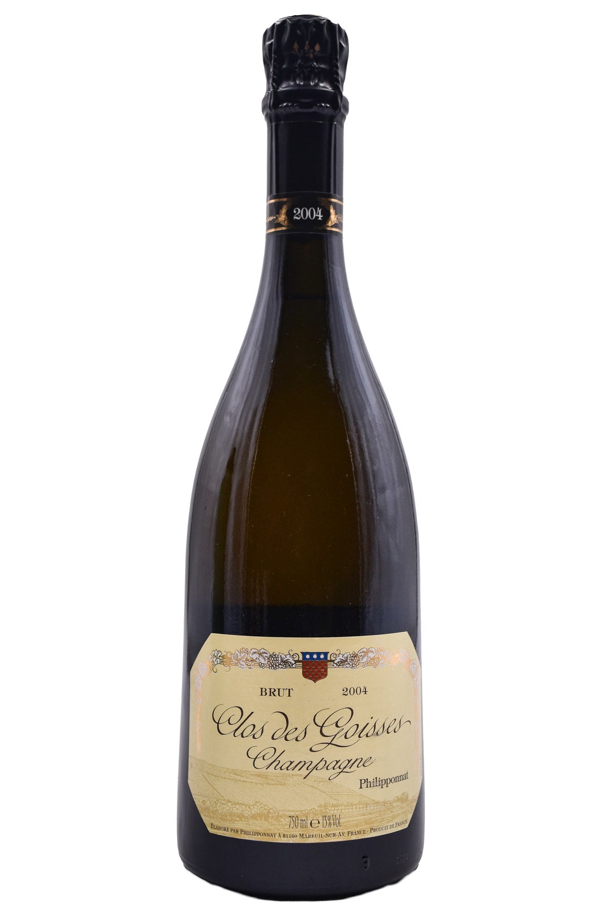 Bottle of Philipponnat Champagne Clos de Goisses Brut 2004-Sparkling Wine-Flatiron SF