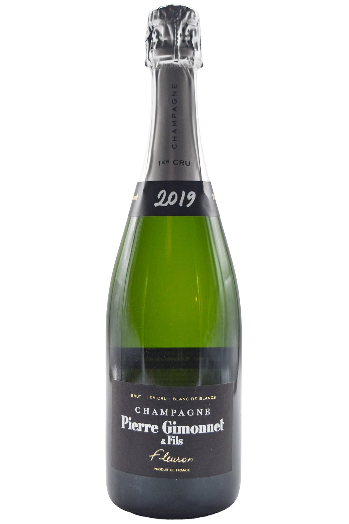 Bottle of Pierre Gimonnet Champagne Blanc de Blancs 1er Cru Brut Fleuron 2019-Sparkling Wine-Flatiron SF
