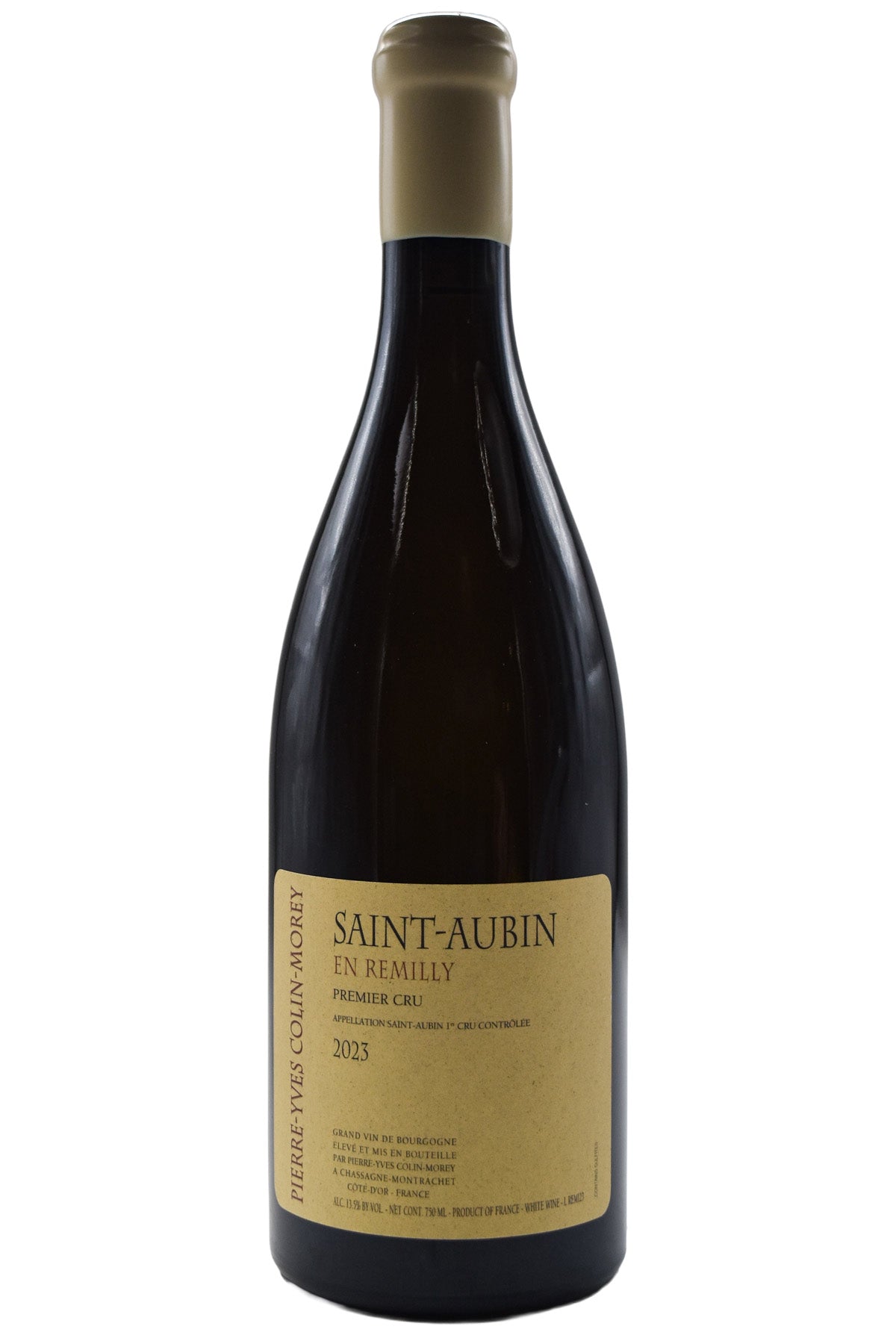 Bottle of Pierre-Yves Colin-Morey Saint Aubin 1er Cru En Remilly 2023-White Wine-Flatiron SF