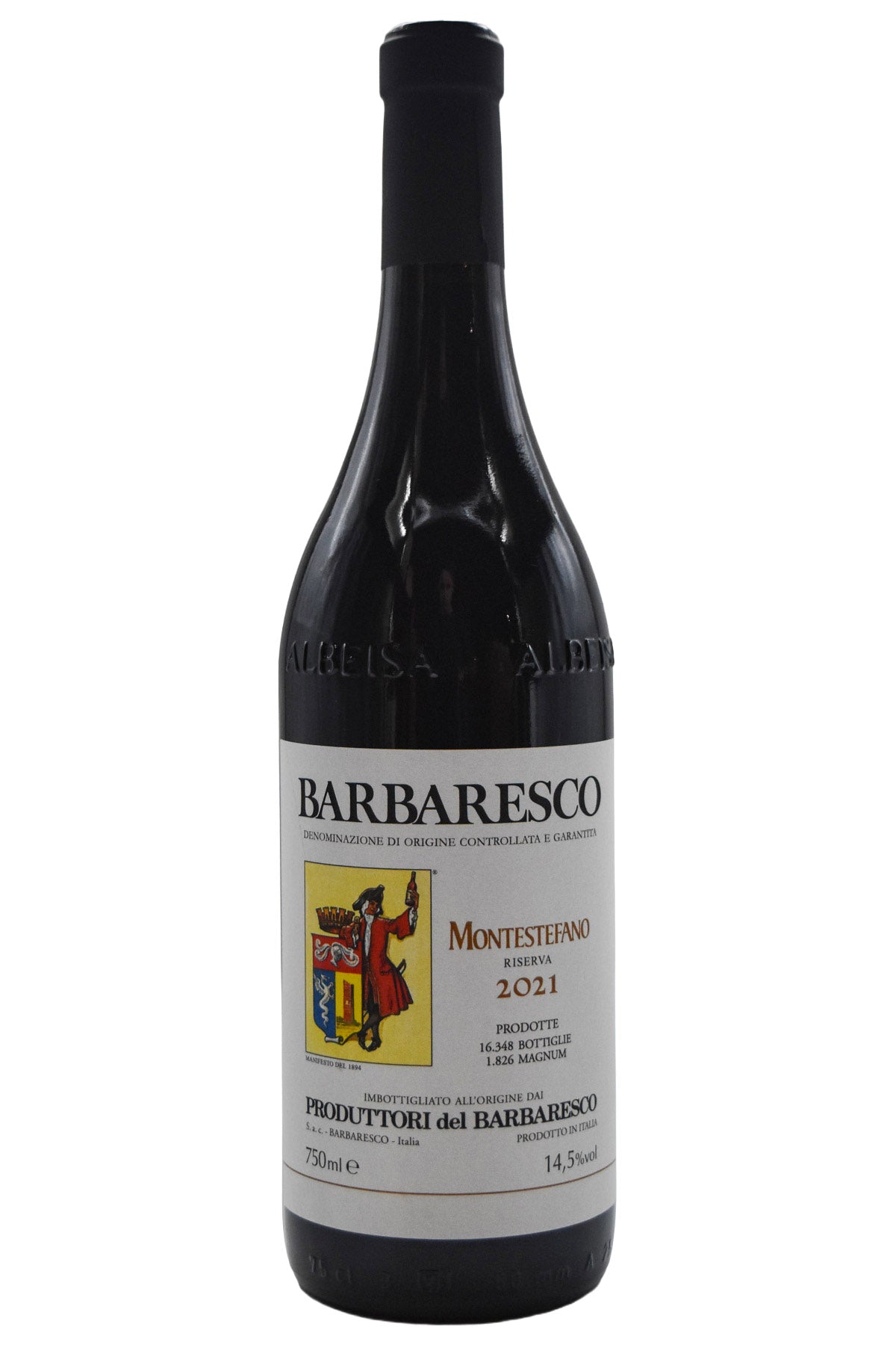 Bottle of Produttori del Barbaresco Barbaresco Riserva Montestefano 2021-Red Wine-Flatiron SF