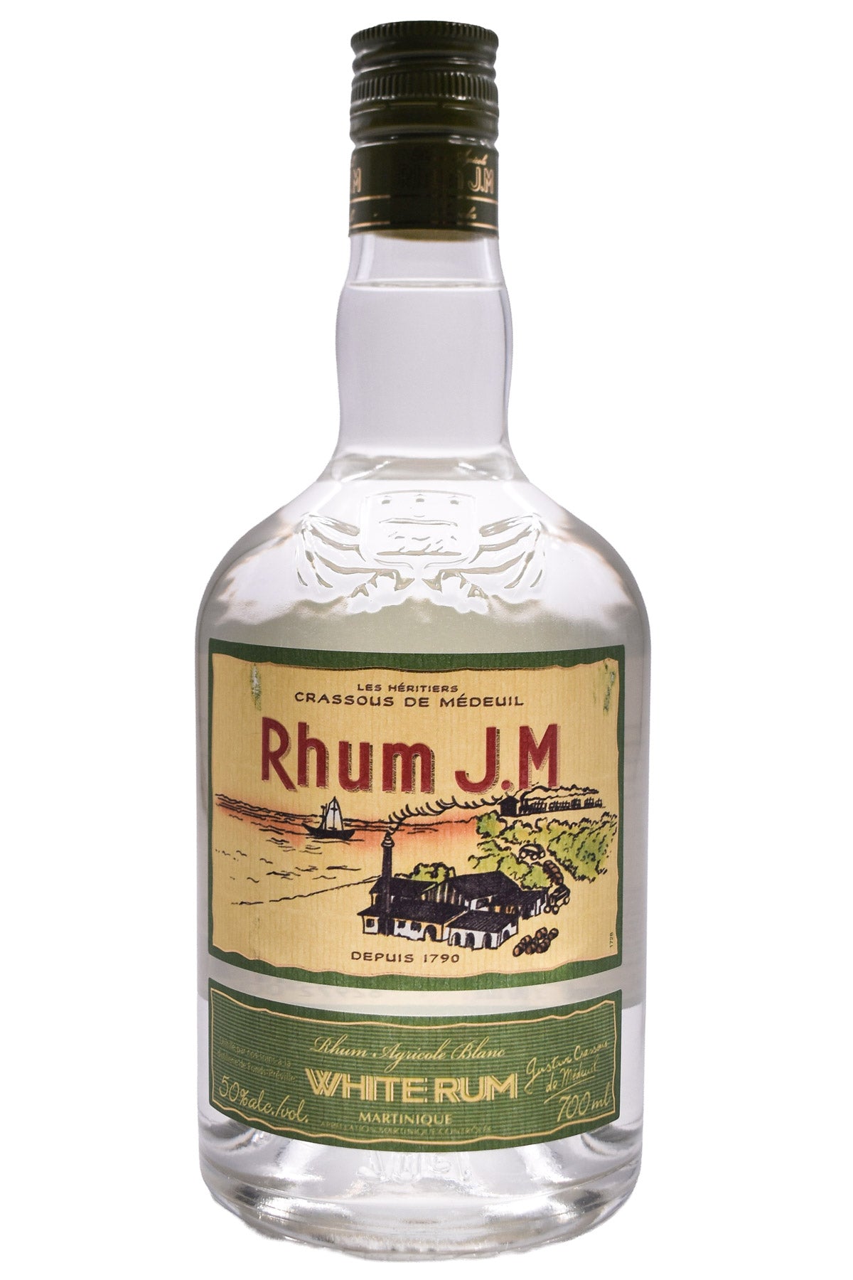 Bottle of Rhum J.M. Agrigole Blanc Rum-Spirits-Flatiron SF