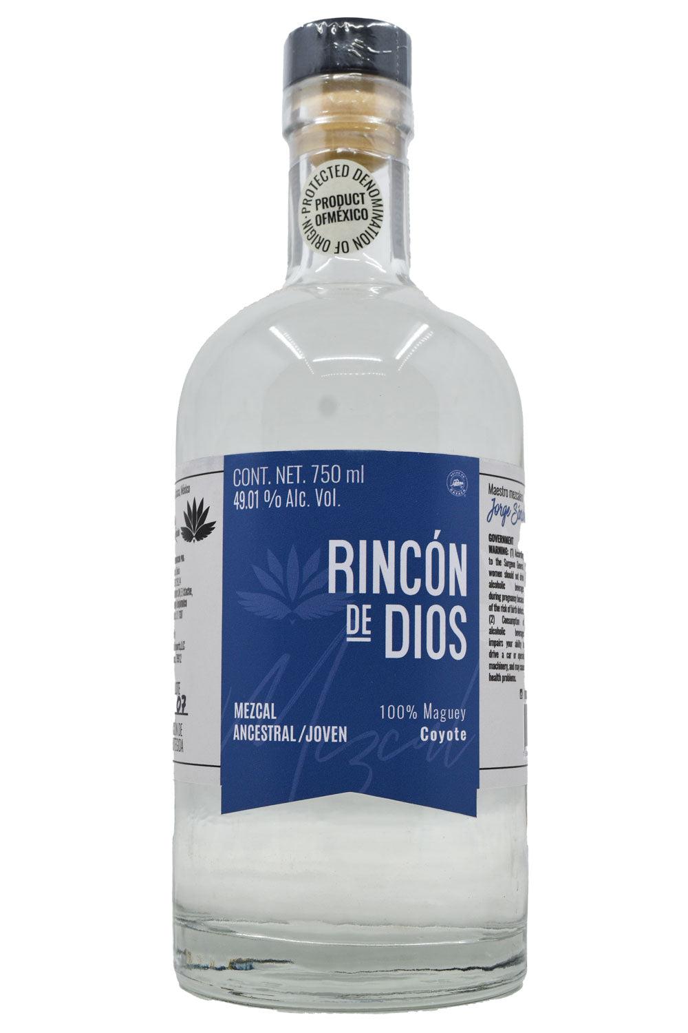 Bottle of Rincon de Dios Mezcal Ancestral Joven Coyote-Spirits-Flatiron SF