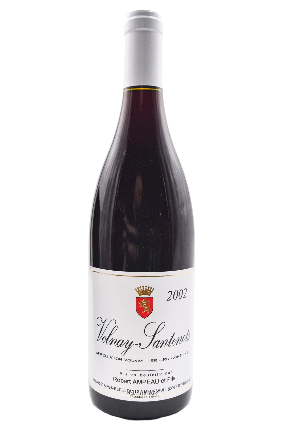 Bottle of Robert Ampeau & Fils Volnay Santenots 2002-Red Wine-Flatiron SF