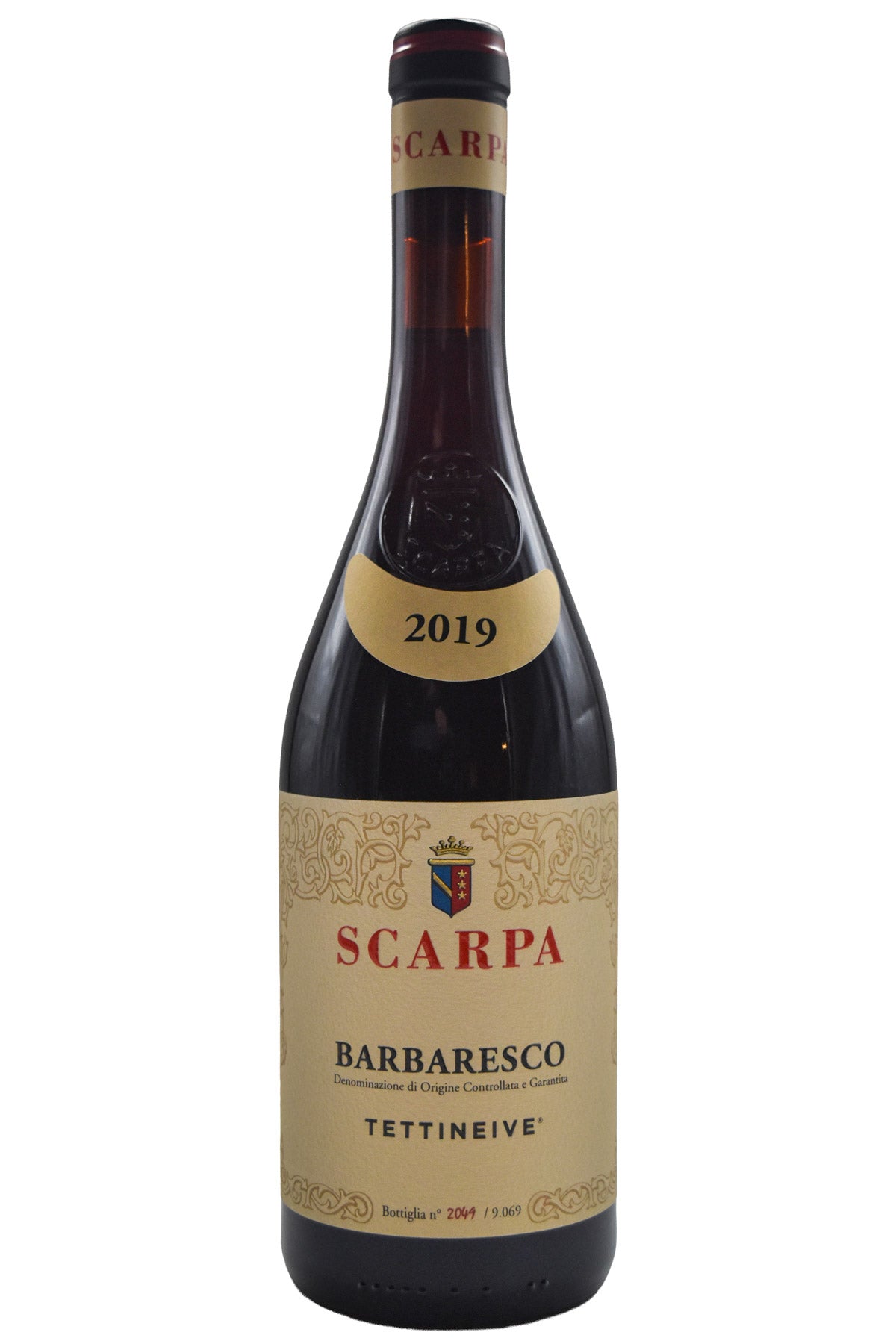 Bottle of Scarpa Barbaresco Tettineive 2019-Red Wine-Flatiron SF