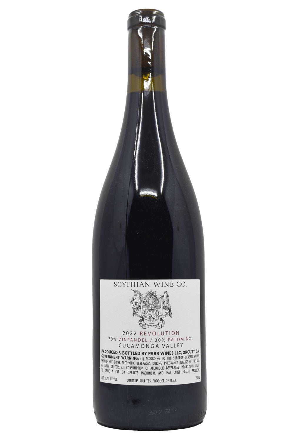 Bottle of Scythian Wine Co. Cucamonga Valley Revolution Red 2022-Red Wine-Flatiron SF