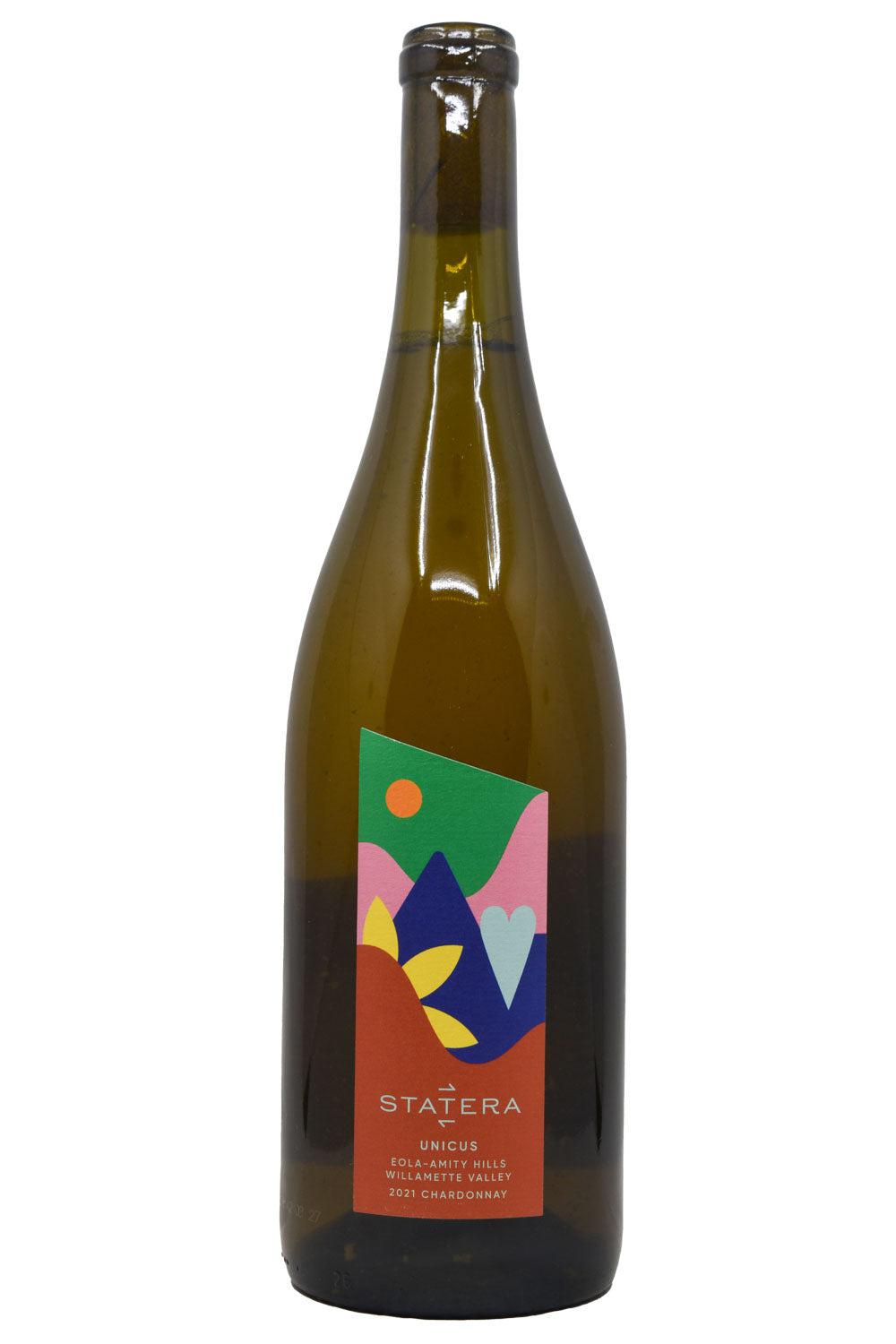 Bottle of Statera Cellars Chardonnay Unicus 2021-White Wine-Flatiron SF