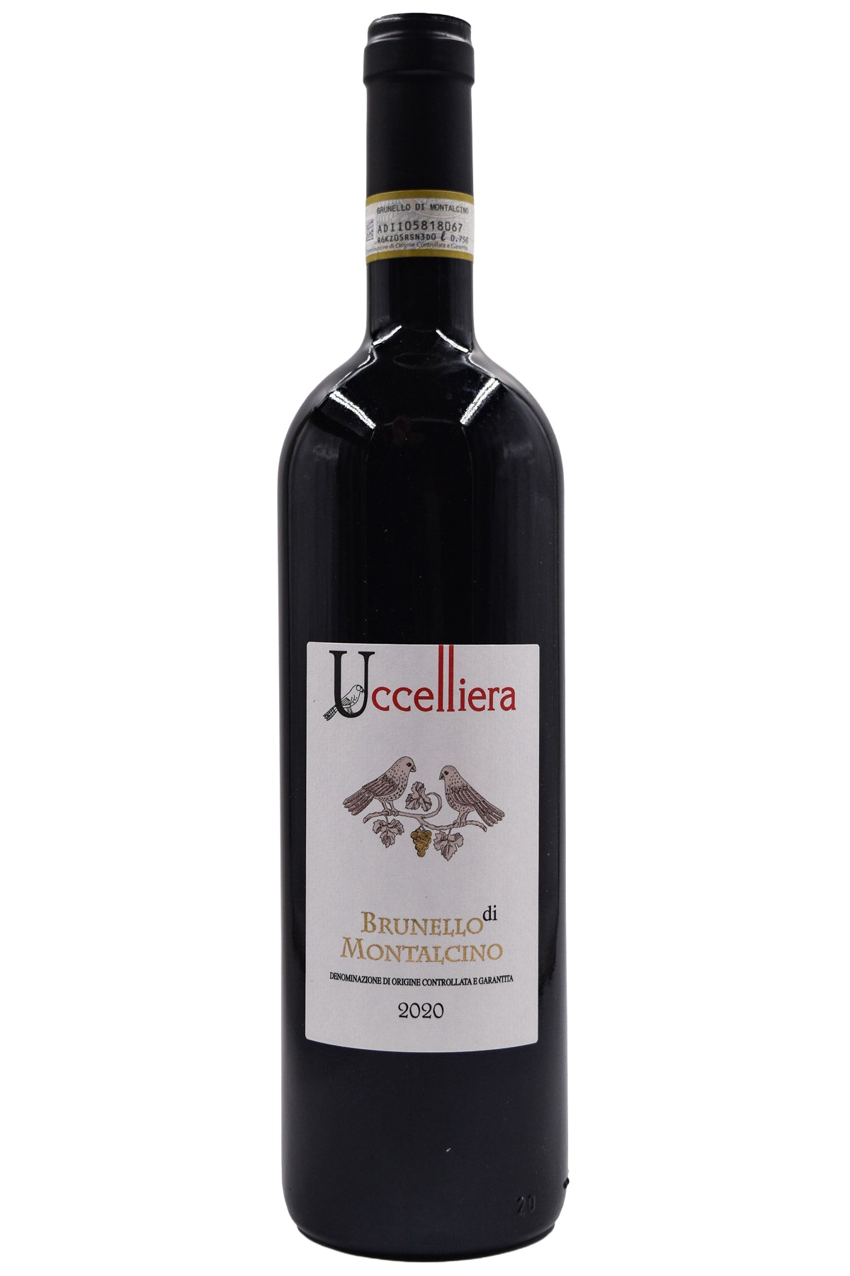 Bottle of Uccelliera Brunello di Montalcino 2020-Red Wine-Flatiron SF
